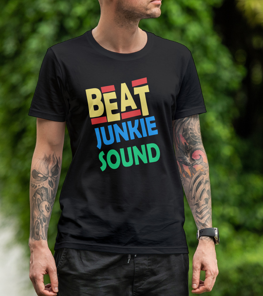 Beat Junkie Sound Humor Geek T-Shirt