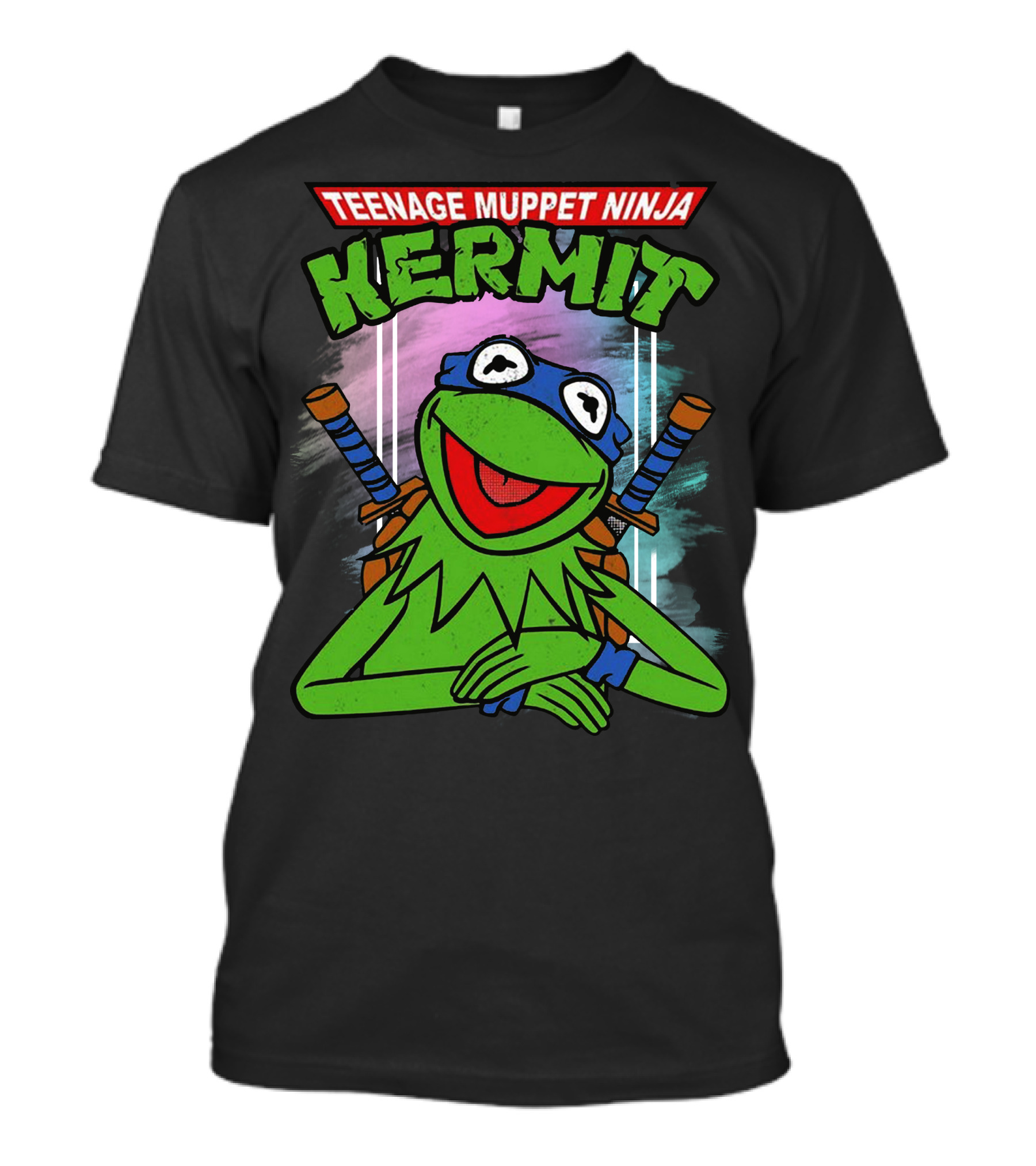 Teenage Muppet Ninja Kermit Frog T-Shirt