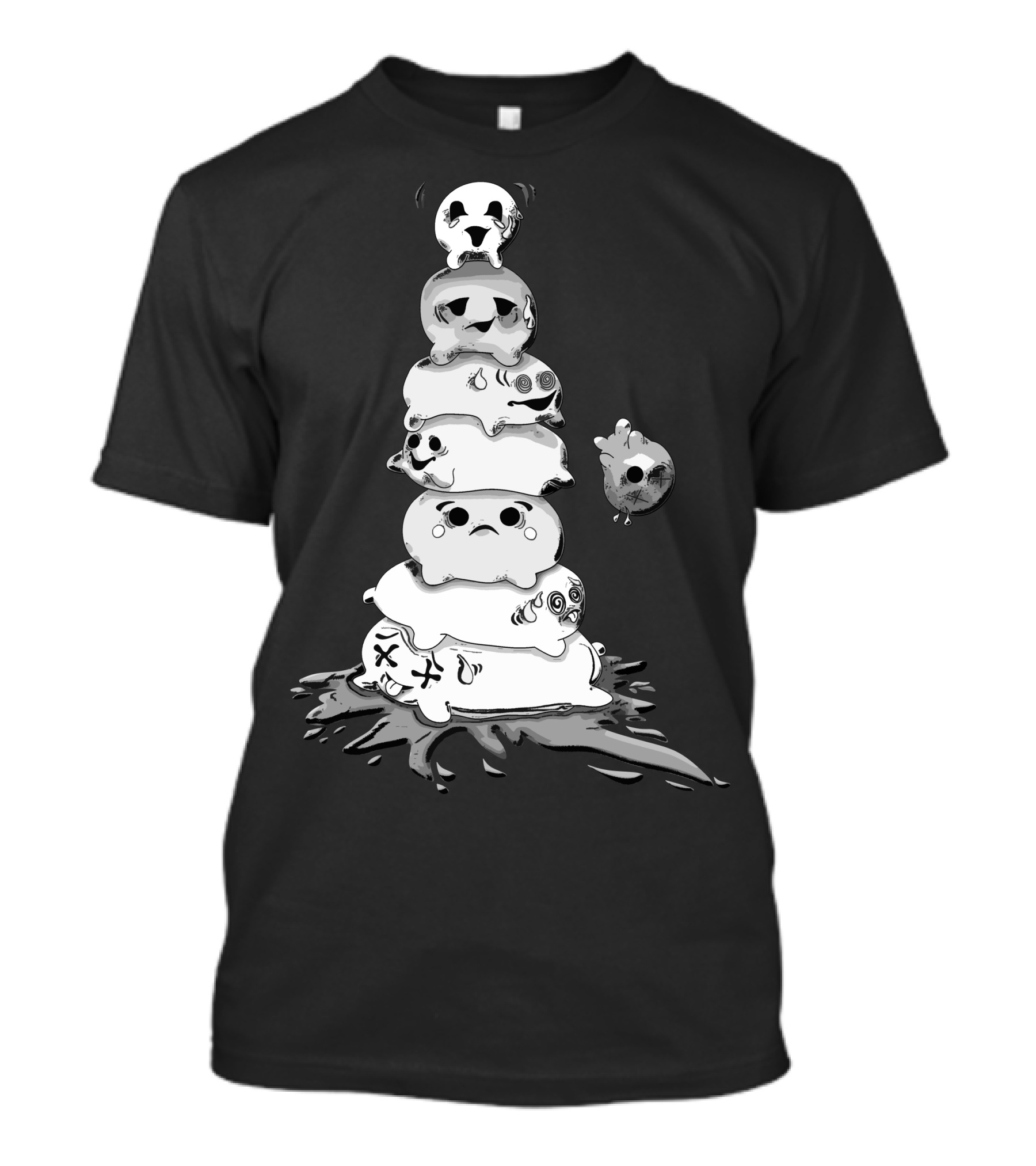Little Things Next Ghostly Melting Marshmallow Stack T-Shirt