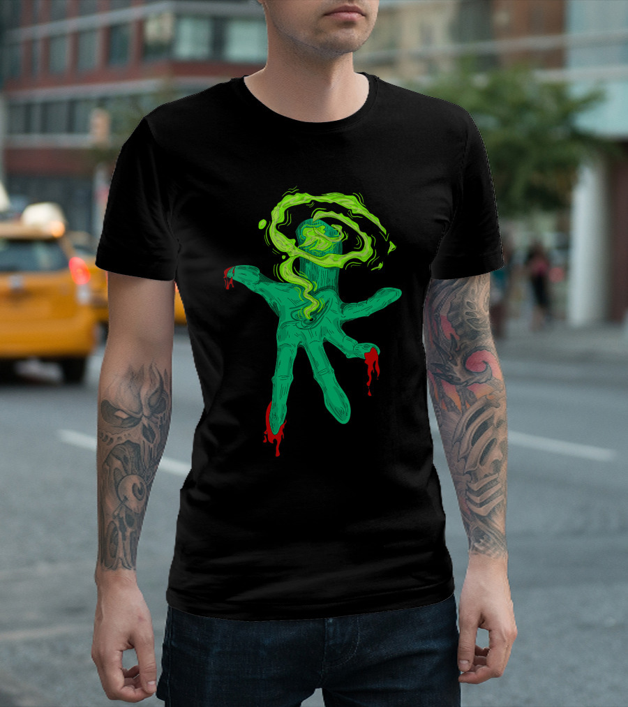 Magic Hand Dripping Green Smoke T-Shirt