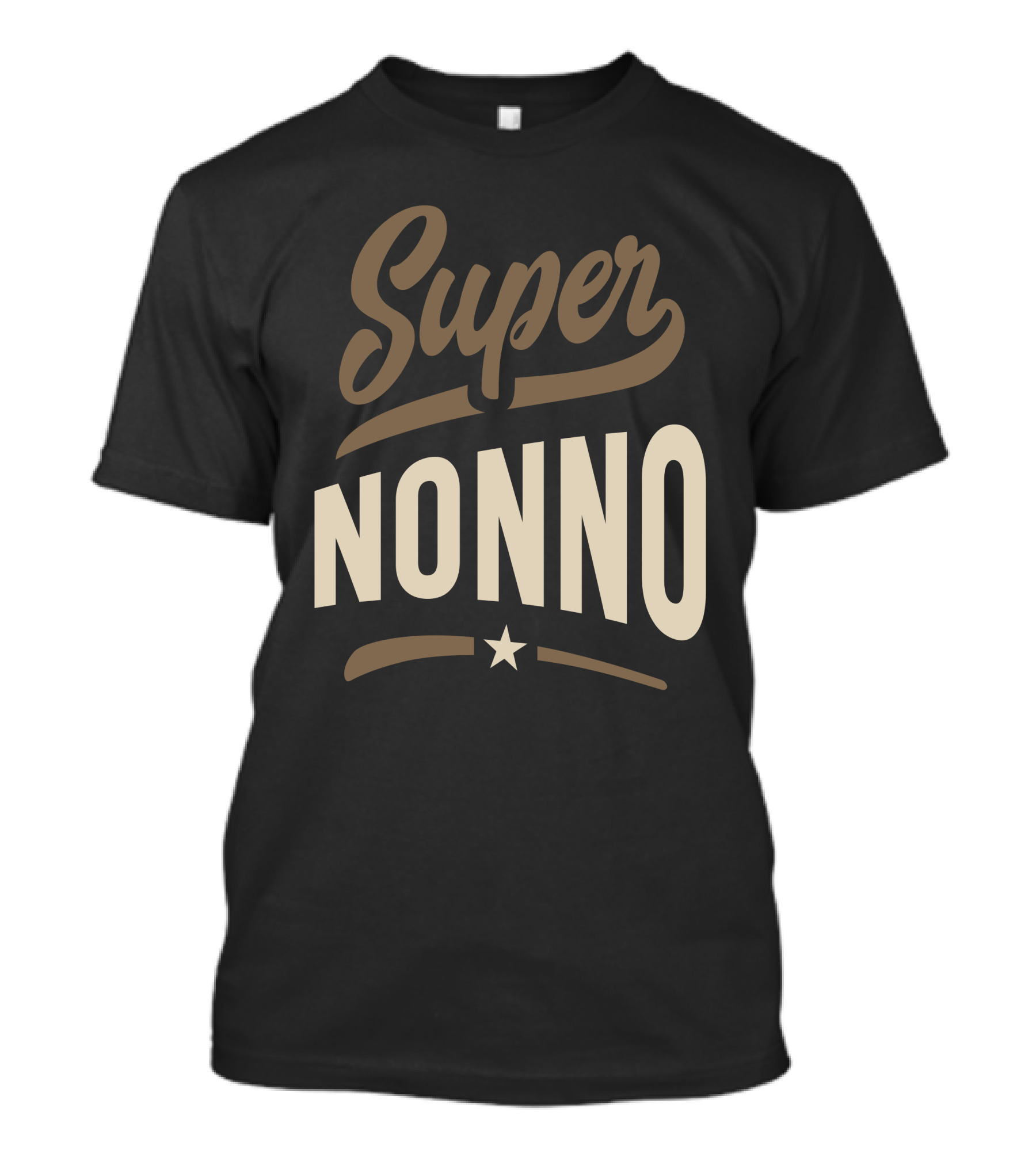 Super Nonno Grandpa Star T-Shirt