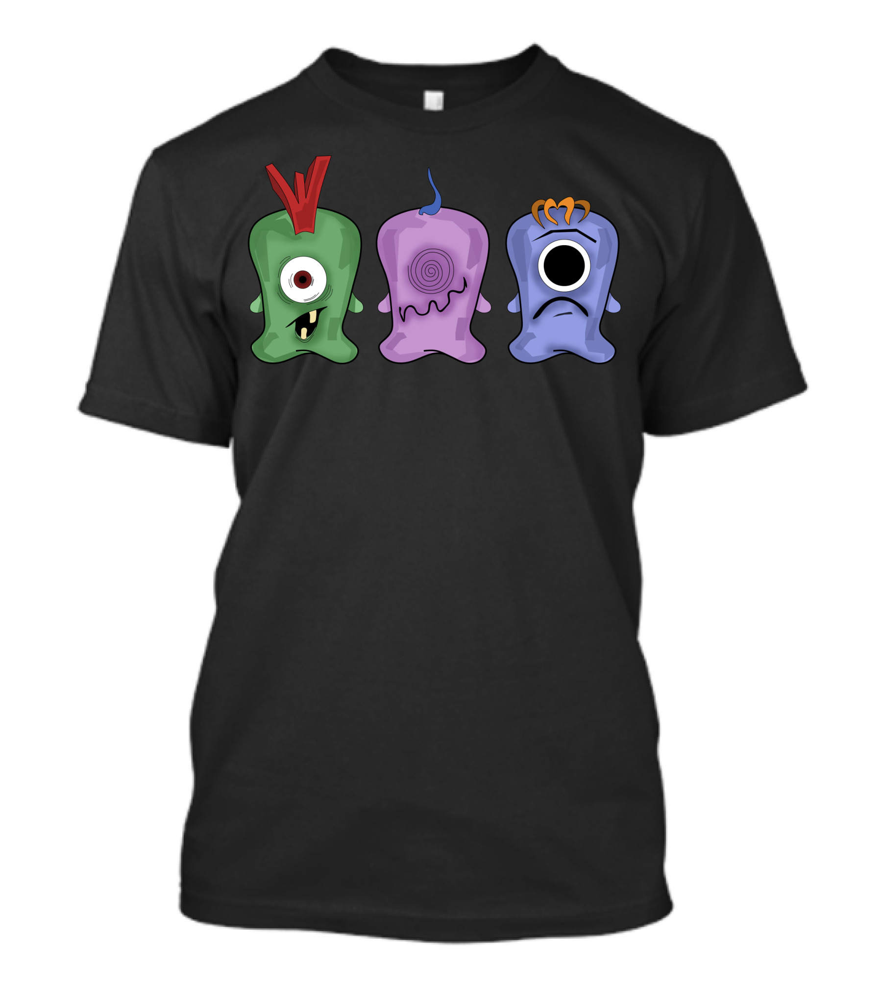 Mini Sweet Monsters Colorful Trio T-Shirt