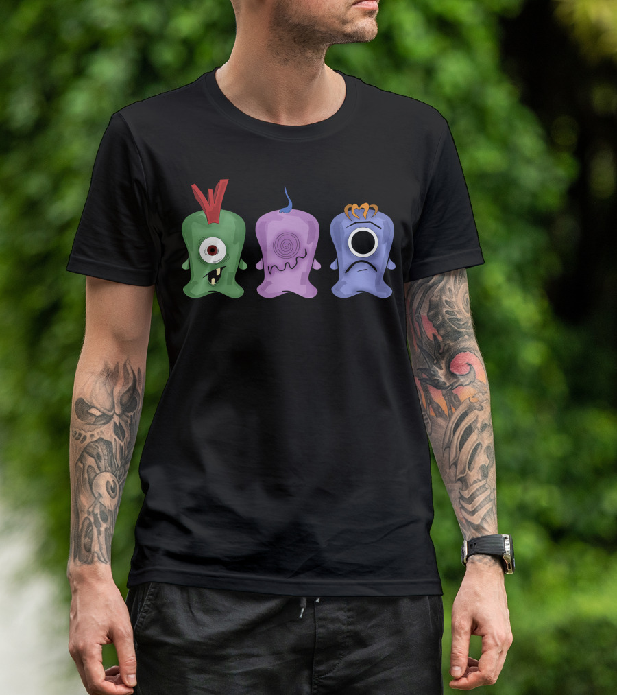 Mini Sweet Monsters Colorful Trio T-Shirt