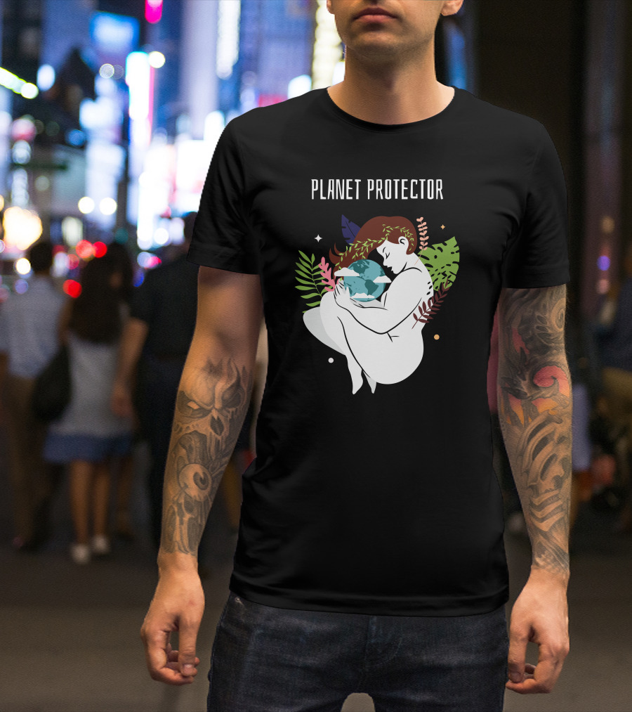 Planet Protector Earth Guardian Nature Embrace T-Shirt