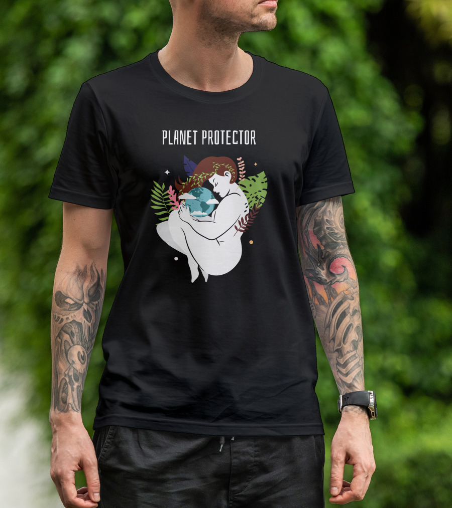Planet Protector Earth Guardian Nature Embrace T-Shirt