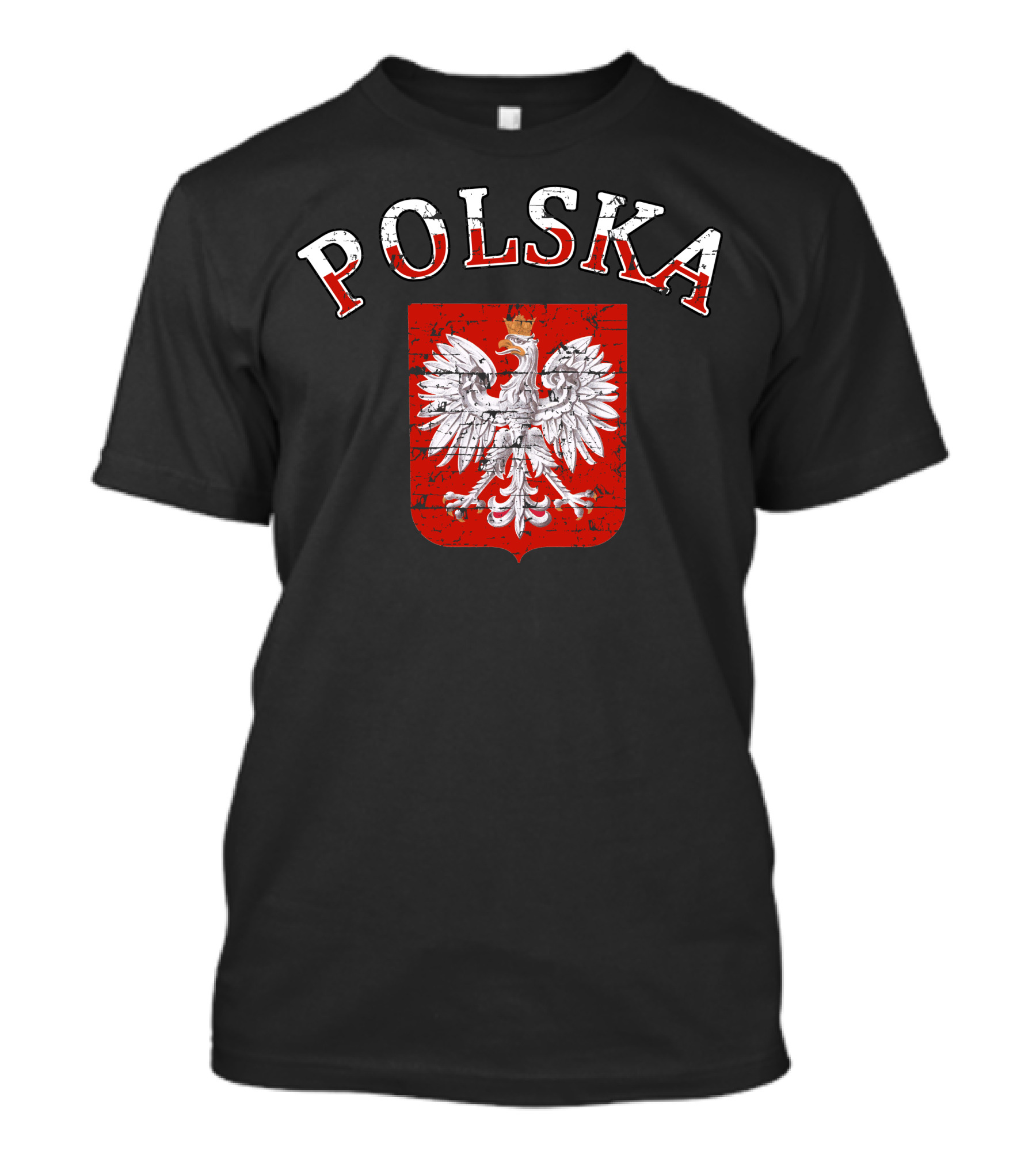 Polska White Eagle Polish Coat Of Arms Emblem T-Shirt