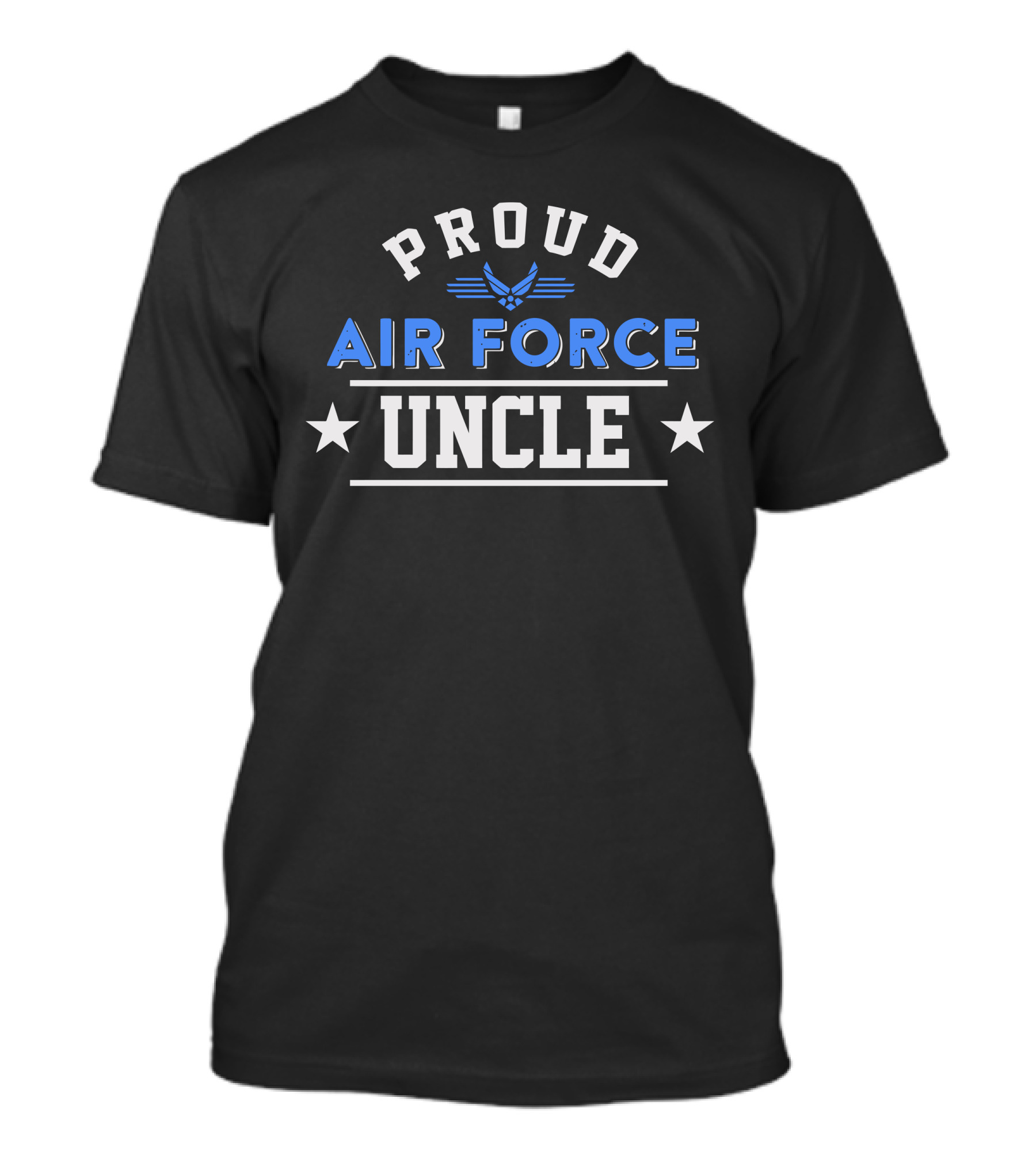 Proud Air Force Uncle Military Family Support T-Shirt