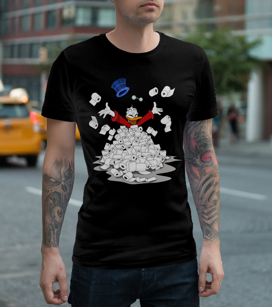 Rich Duck Toilet Paper Treasure T-Shirt