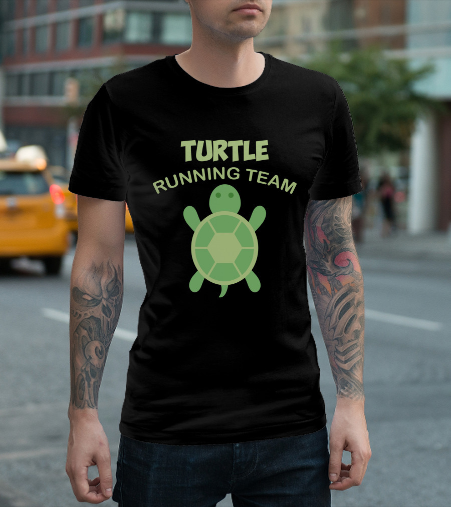 Turtle Running Team Motivational Running Group T-Shirt