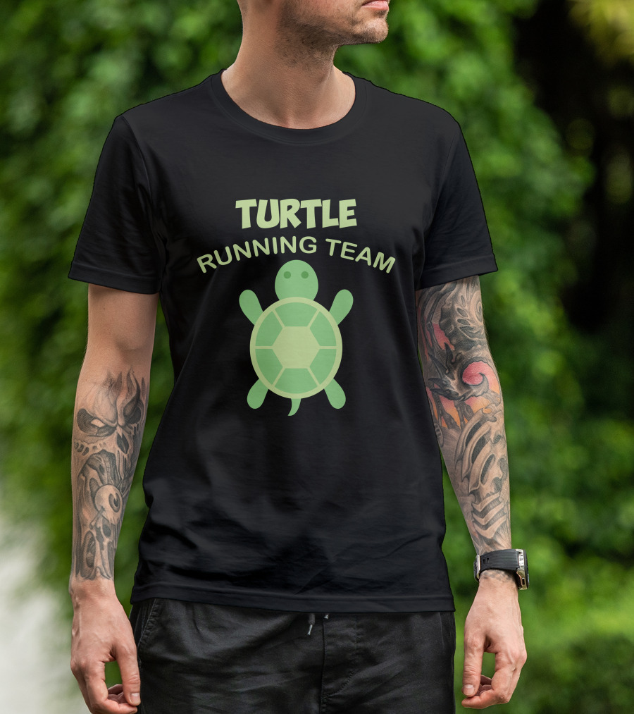 Turtle Running Team Motivational Running Group T-Shirt