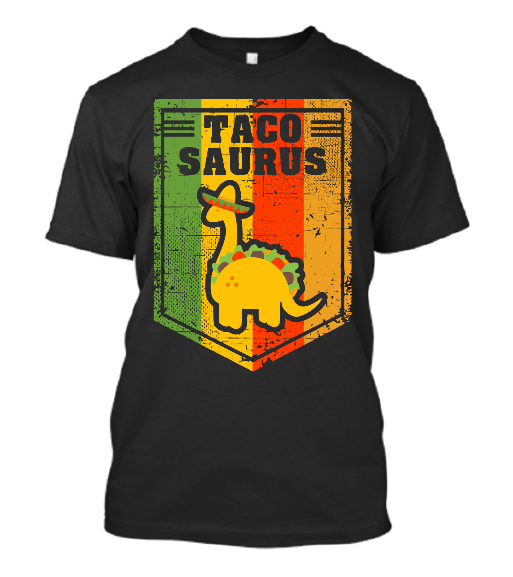 Tacosaurus Dinosaur Sombrero Fiesta Tacos T-Shirt