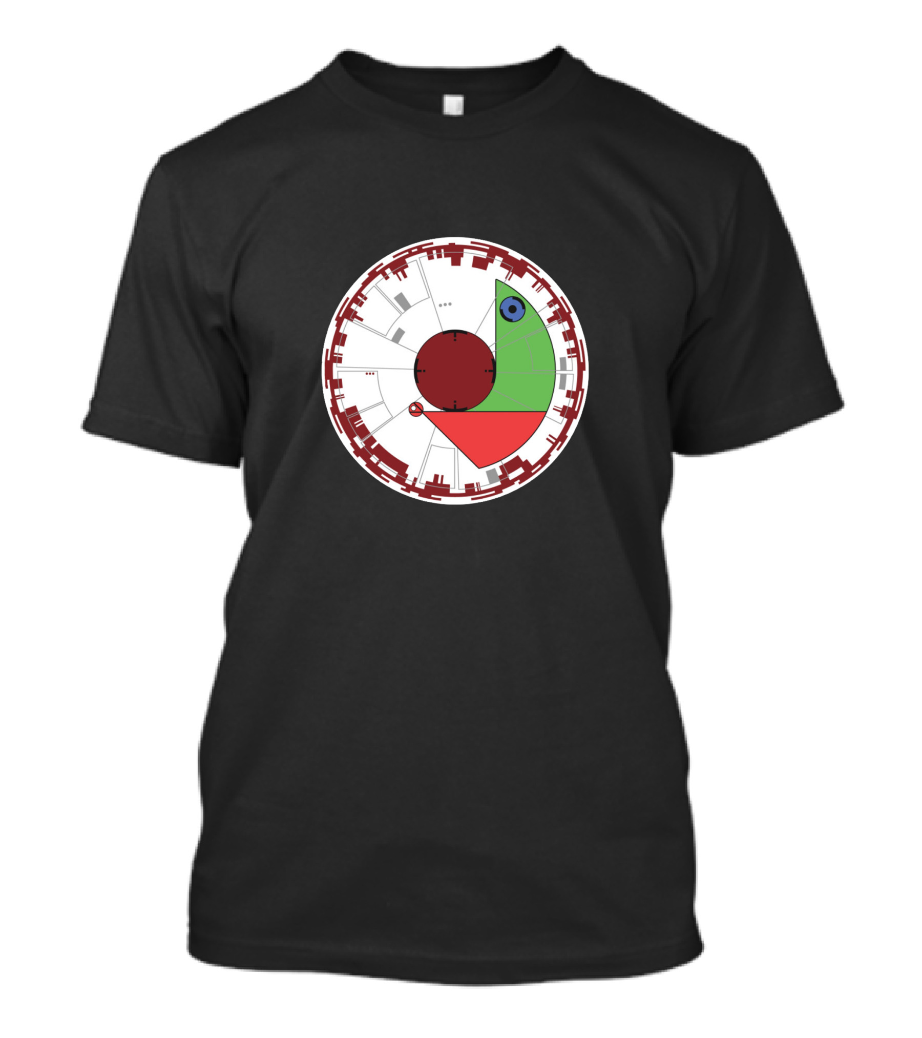 Death Star Radar Tactical Targeting System T-Shirt