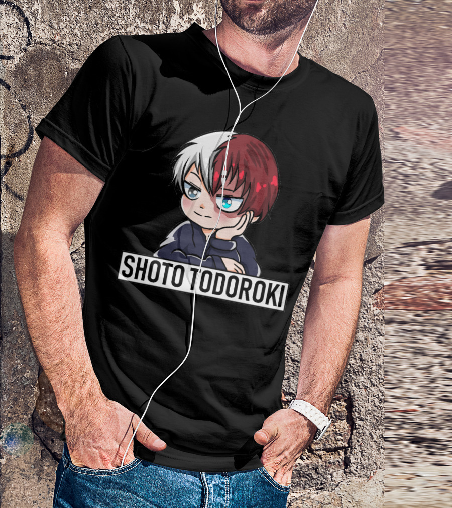 Shoto Todoroki Anime Character Chibi T-Shirt