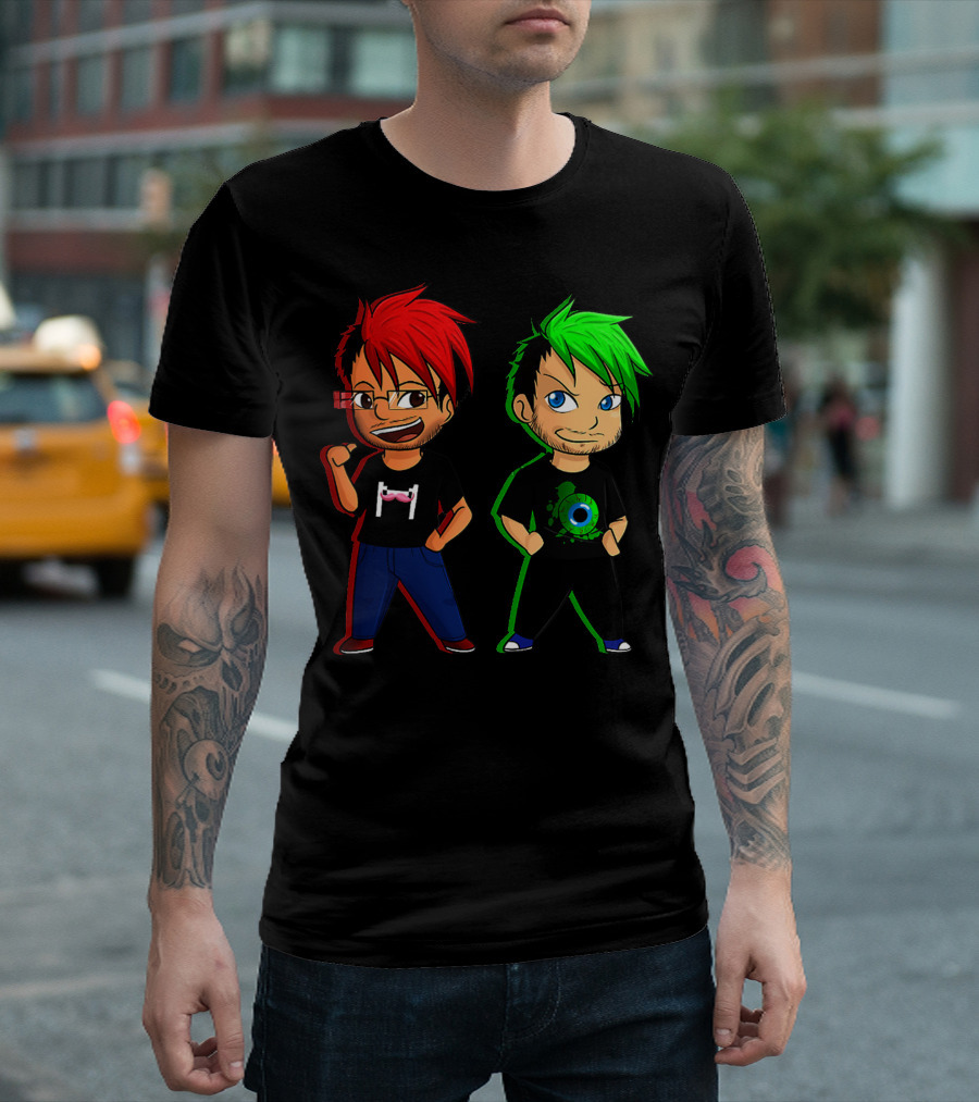 Markiplier Jacksepticeye Twin Shirt Gaming Duo T-Shirt