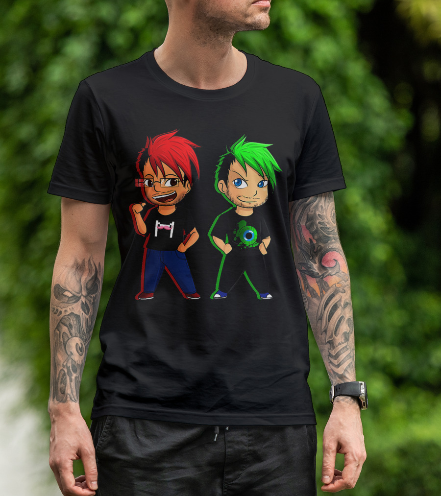 Markiplier Jacksepticeye Twin Shirt Gaming Duo T-Shirt