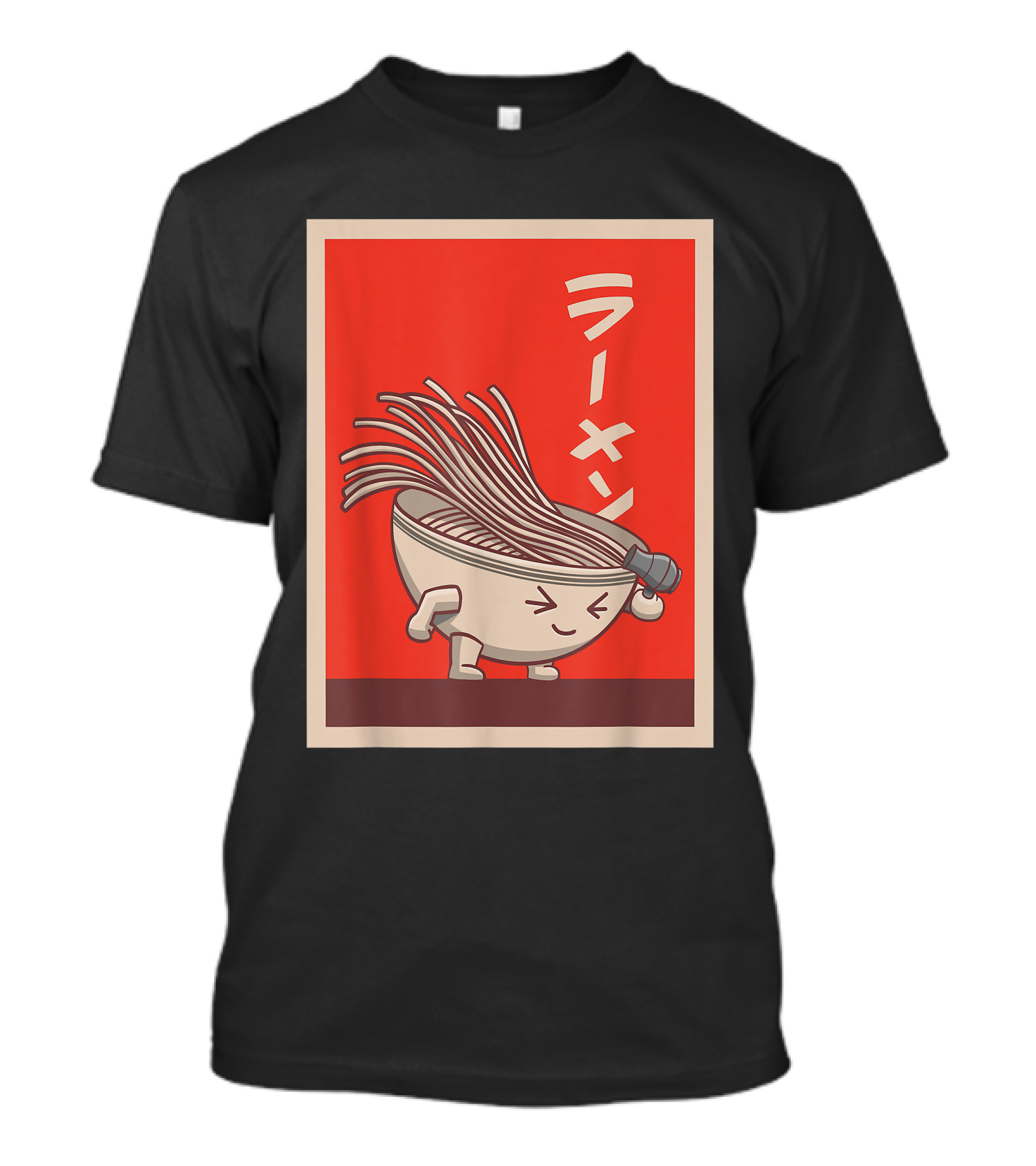 Vintage Kawaii Ramen Noodles Japanese Anime T-Shirt
