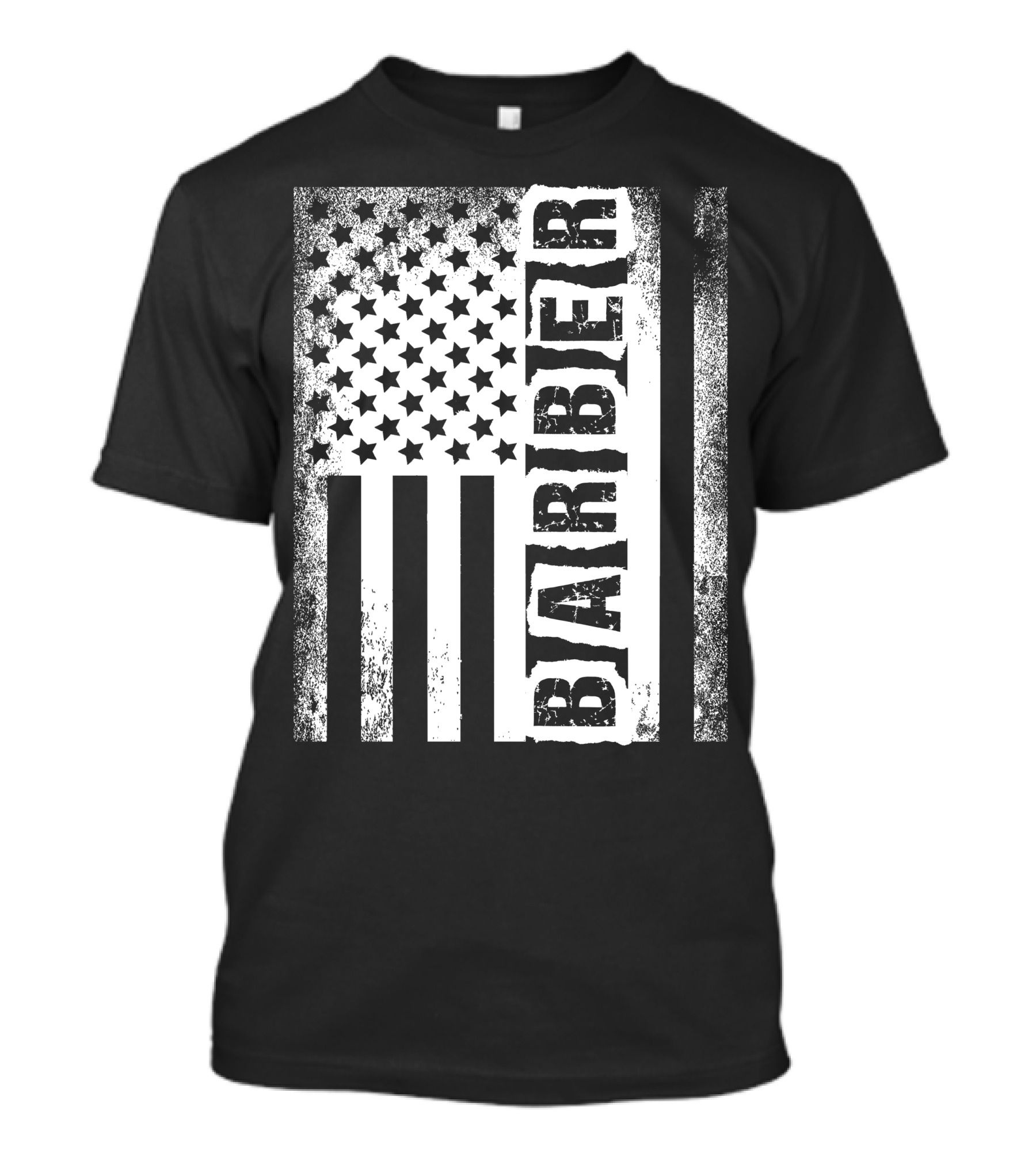 Barber American Flag T-Shirt