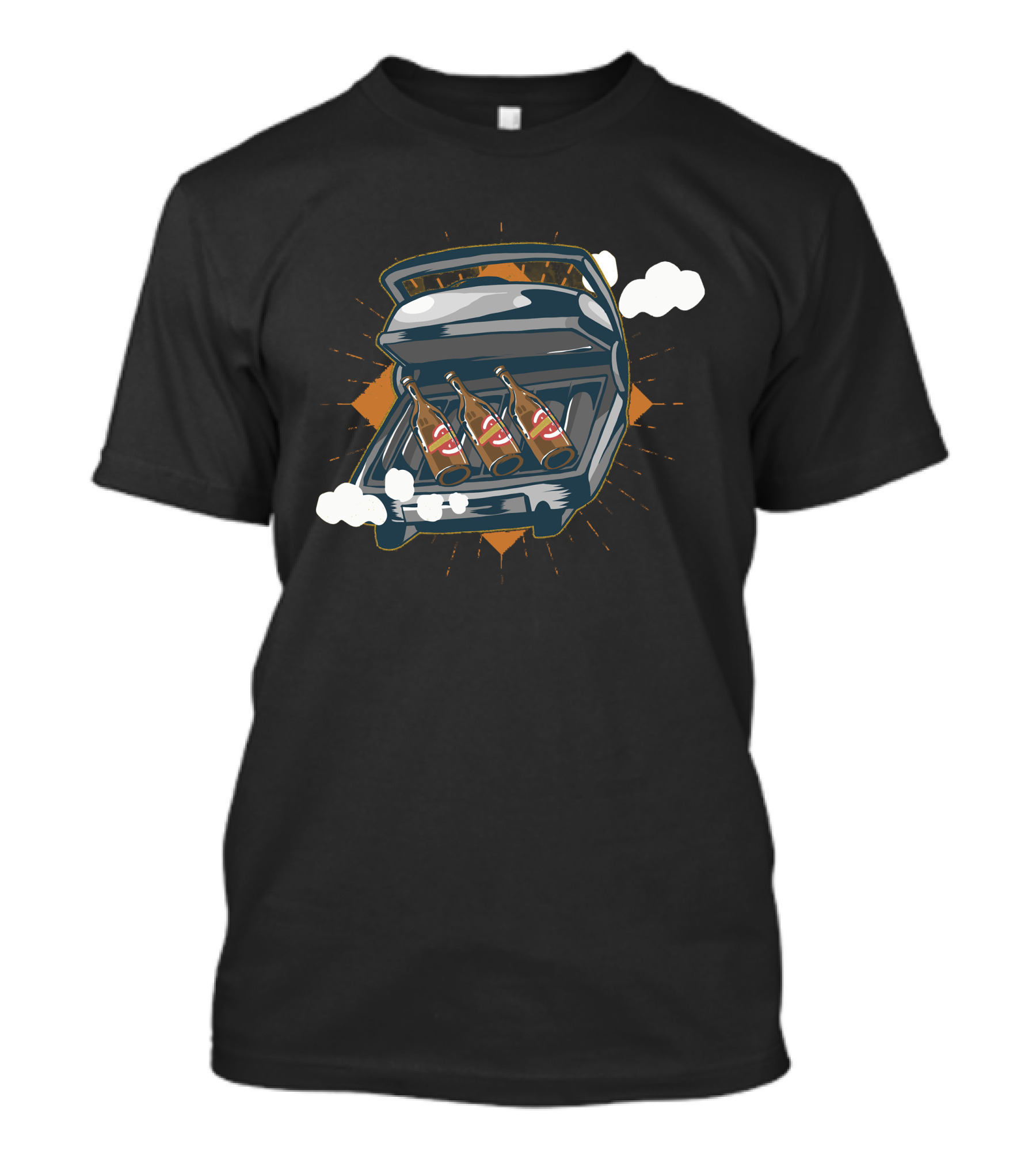 Beer BBQ Grill Bottles T-Shirt