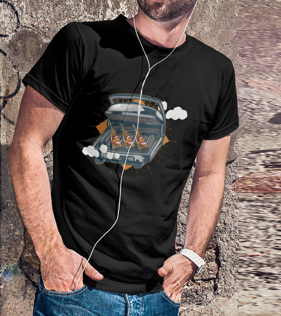 Beer BBQ Grill Bottles T-Shirt