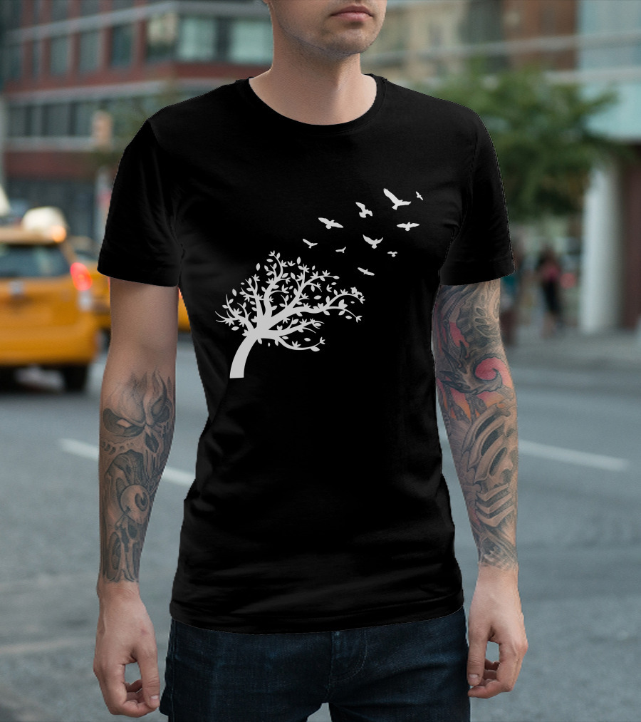 Birds Tree Freedom Flight Pet Bird T-Shirt