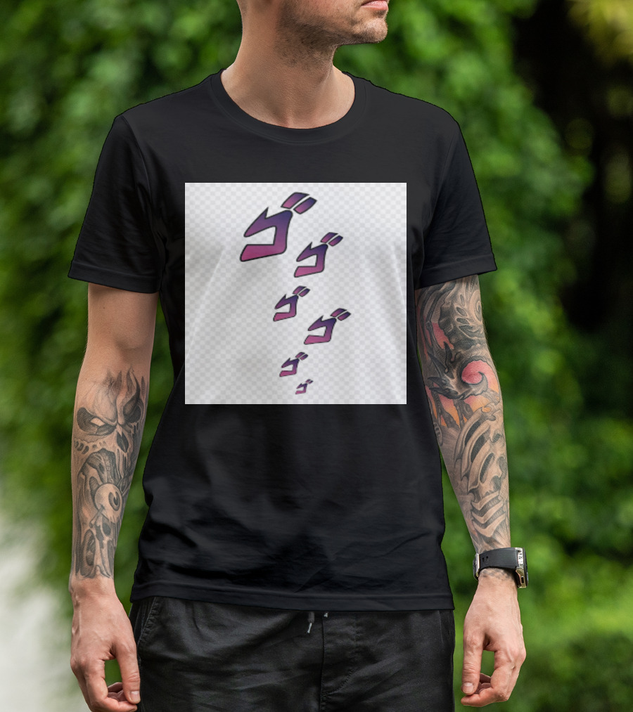 Is That A Jojo Reference Iconic Manga Onomatopoeia Symbols T-Shirt