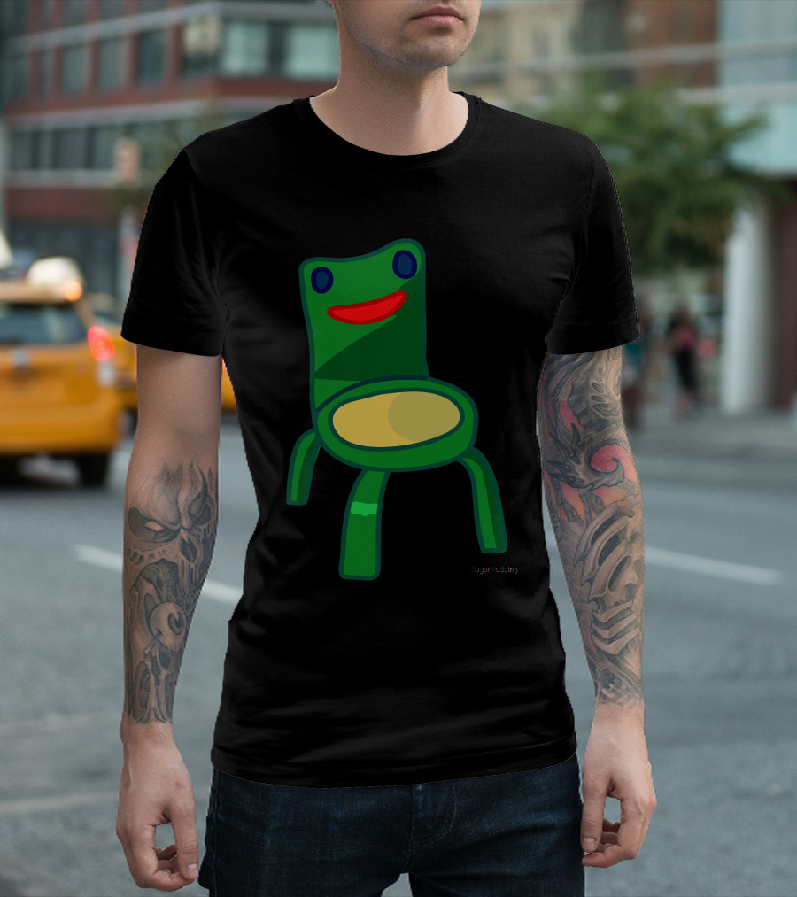 Animal Crossing Froggy Chair Art By Yoshi Udjin T-Shirt