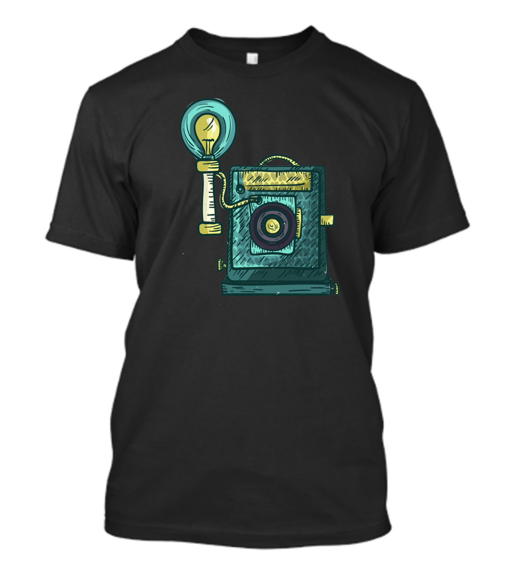 Antique Camera Vintage Photography Lamp T-Shirt
