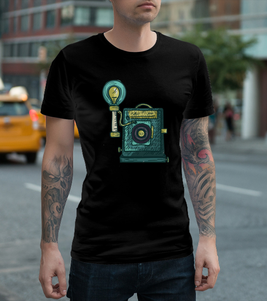 Antique Camera Vintage Photography Lamp T-Shirt