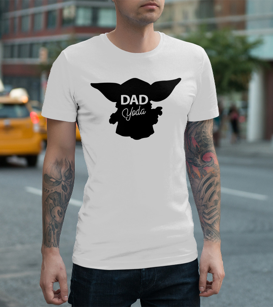 DAD Yoda Star Wars Father's Day Baby Yoda Mandalorian Dad T-Shirt