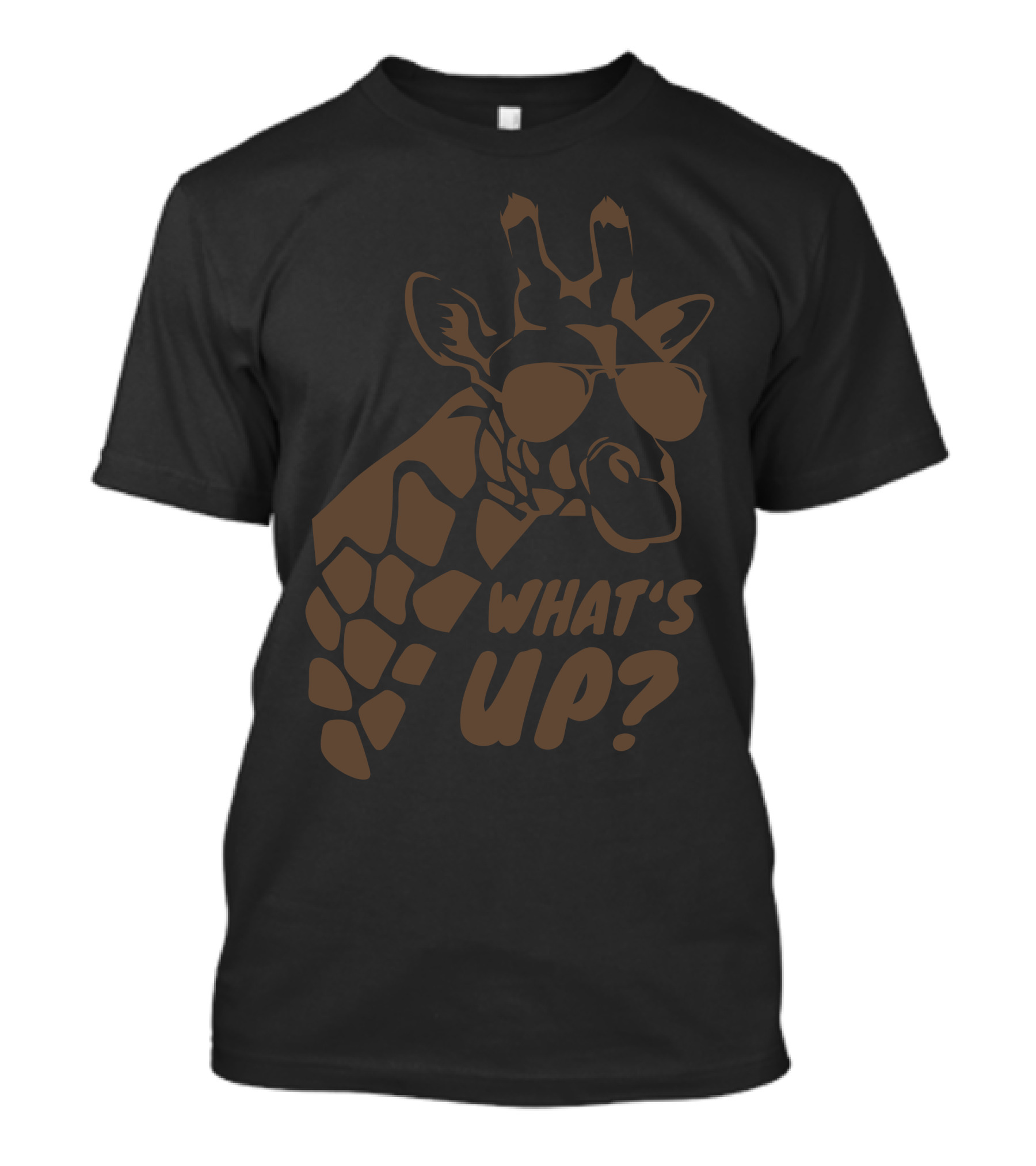Giraffe Wearing Sunglasses What's Up? T-Shirt