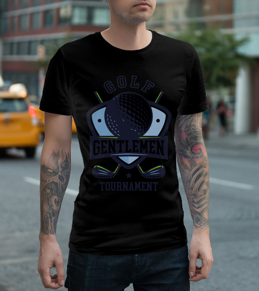 Golf Gentlemen Shield Tournament T-Shirt