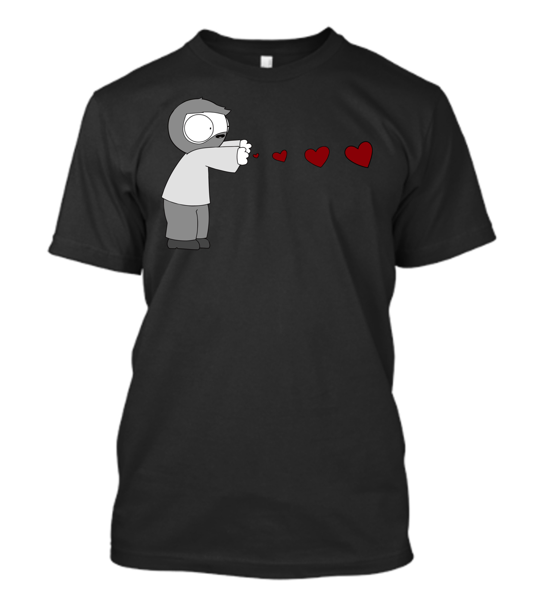 John Hearts Character Blowing Red Hearts T-Shirt