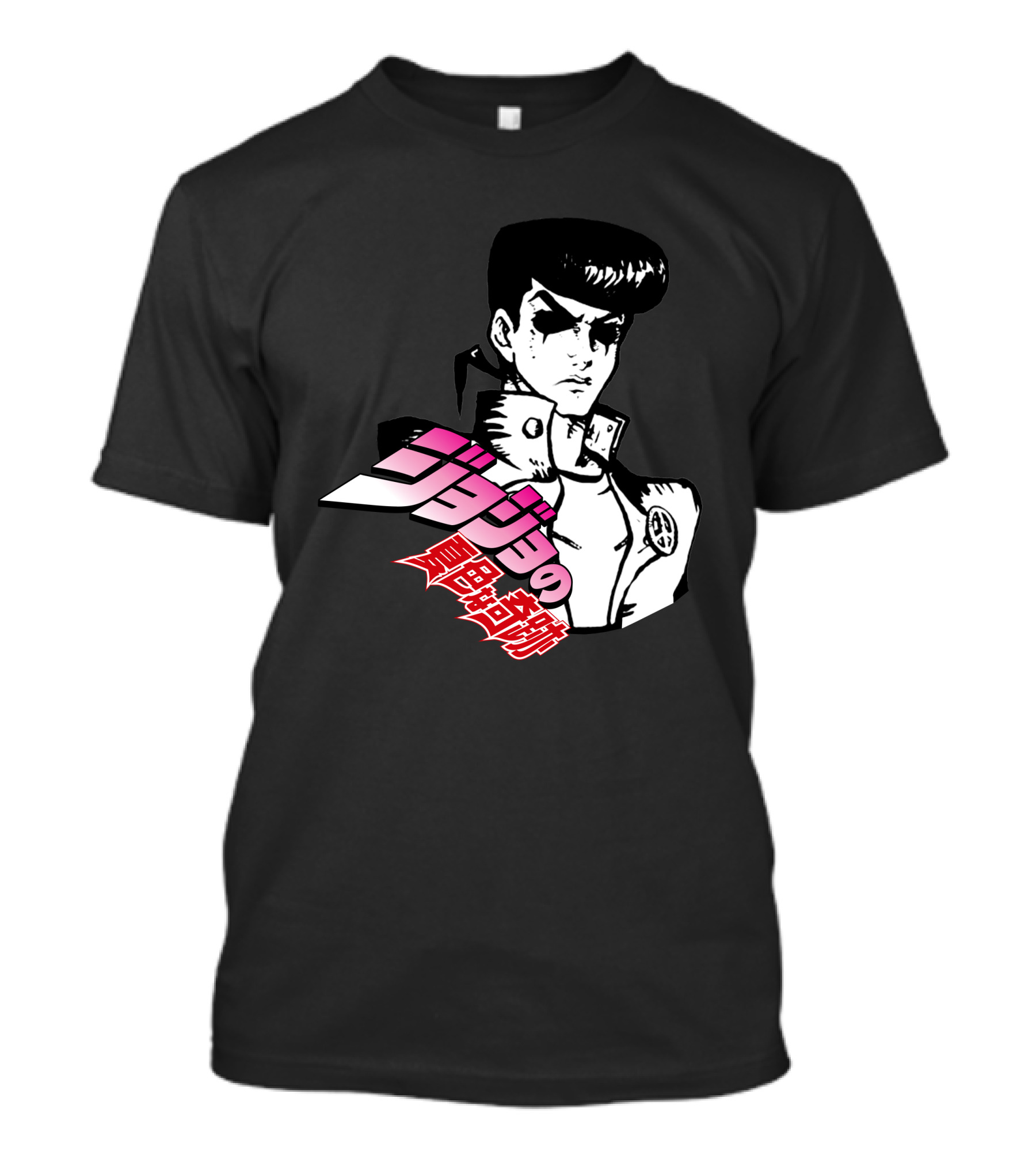 JoJos Bizarre Adventure Iconic Character And Japanese Text T-Shirt