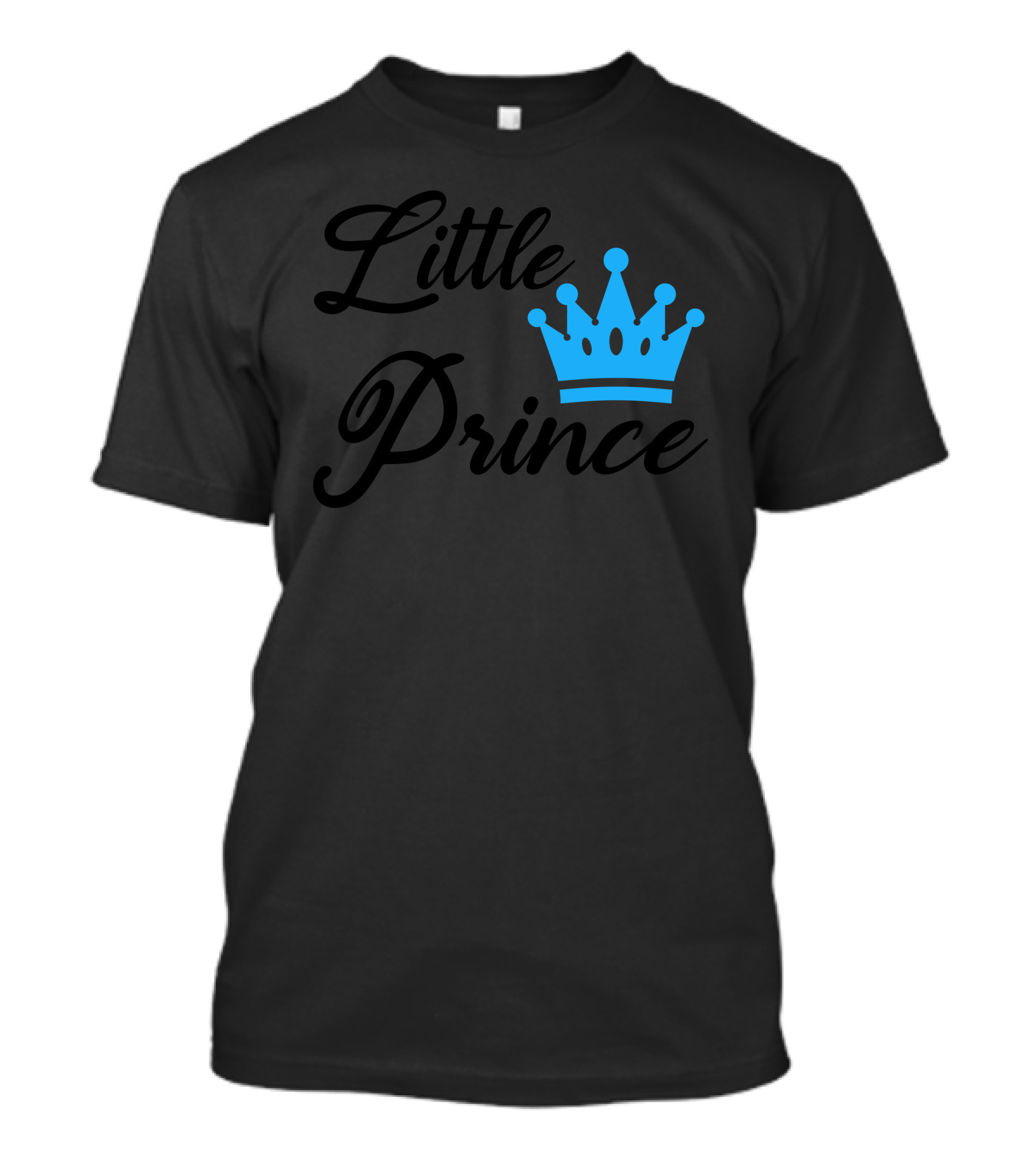 Little Prince Royal Blue Crown T-Shirt