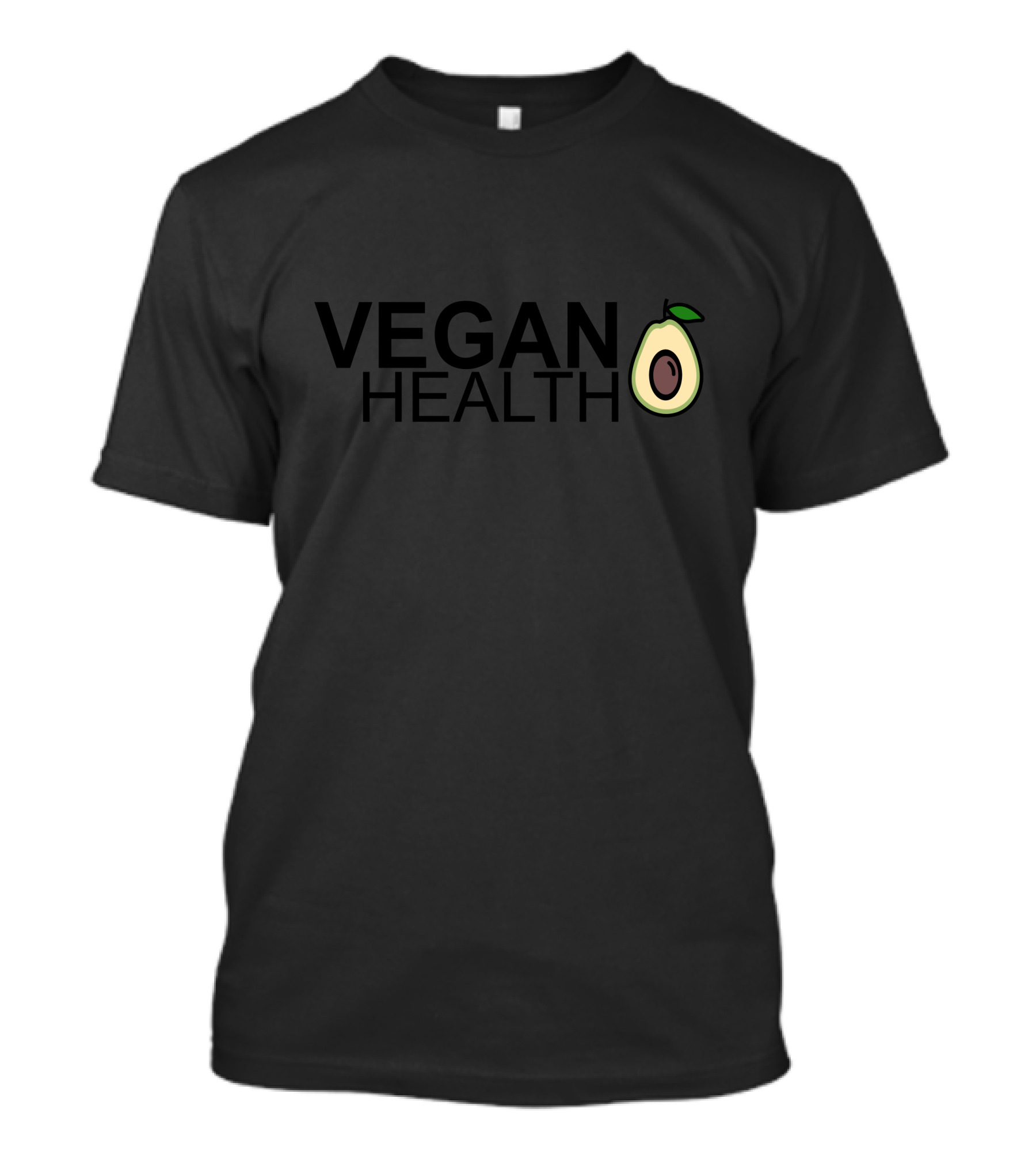 VEGAN HEALTH Avocado Icon Focused T-Shirt