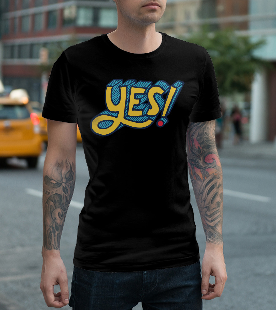 YES Bold Comic T-Shirt