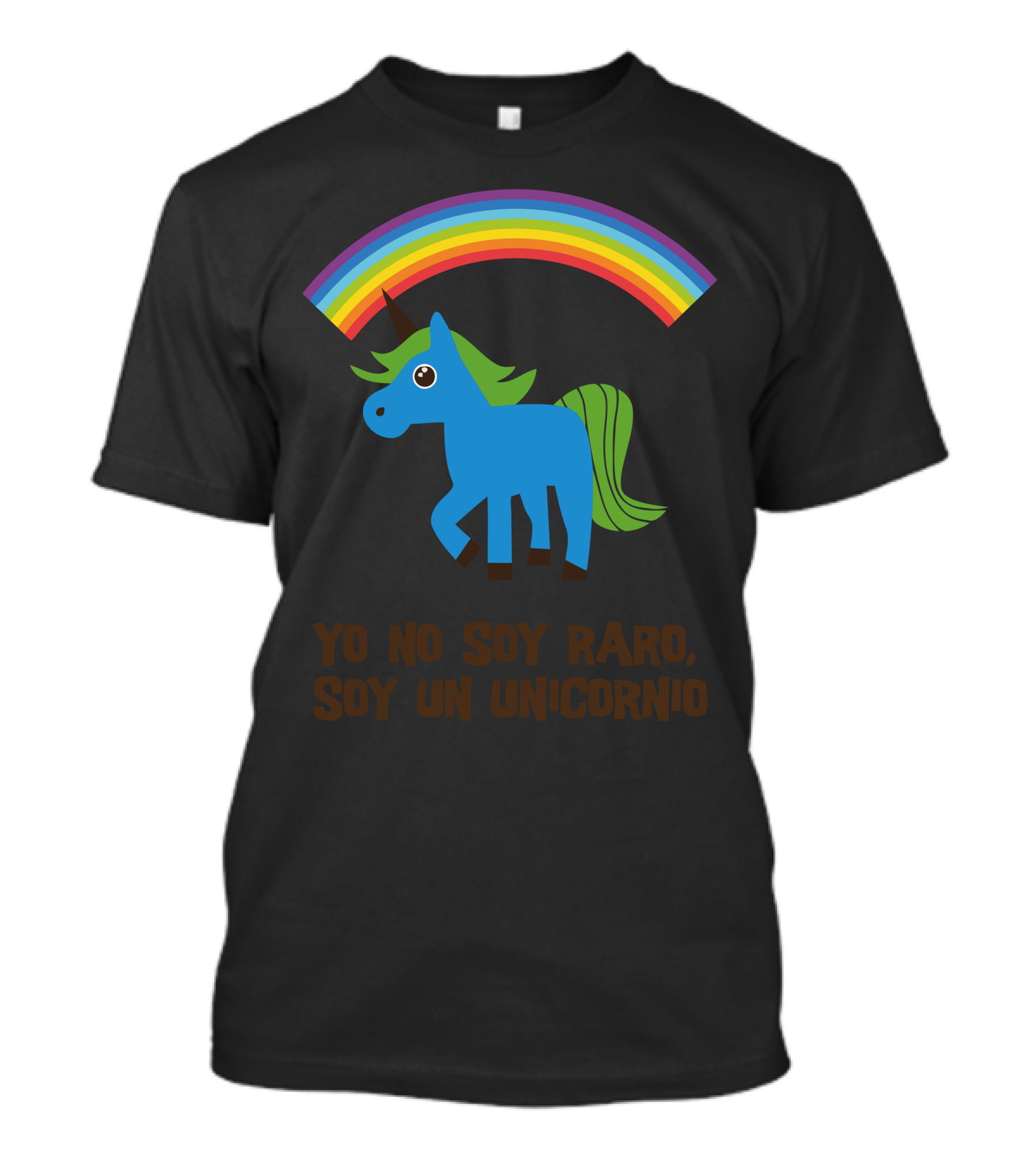Yo No Soy Raro Soy Un Unicornio Rainbow Unicorn T-Shirt