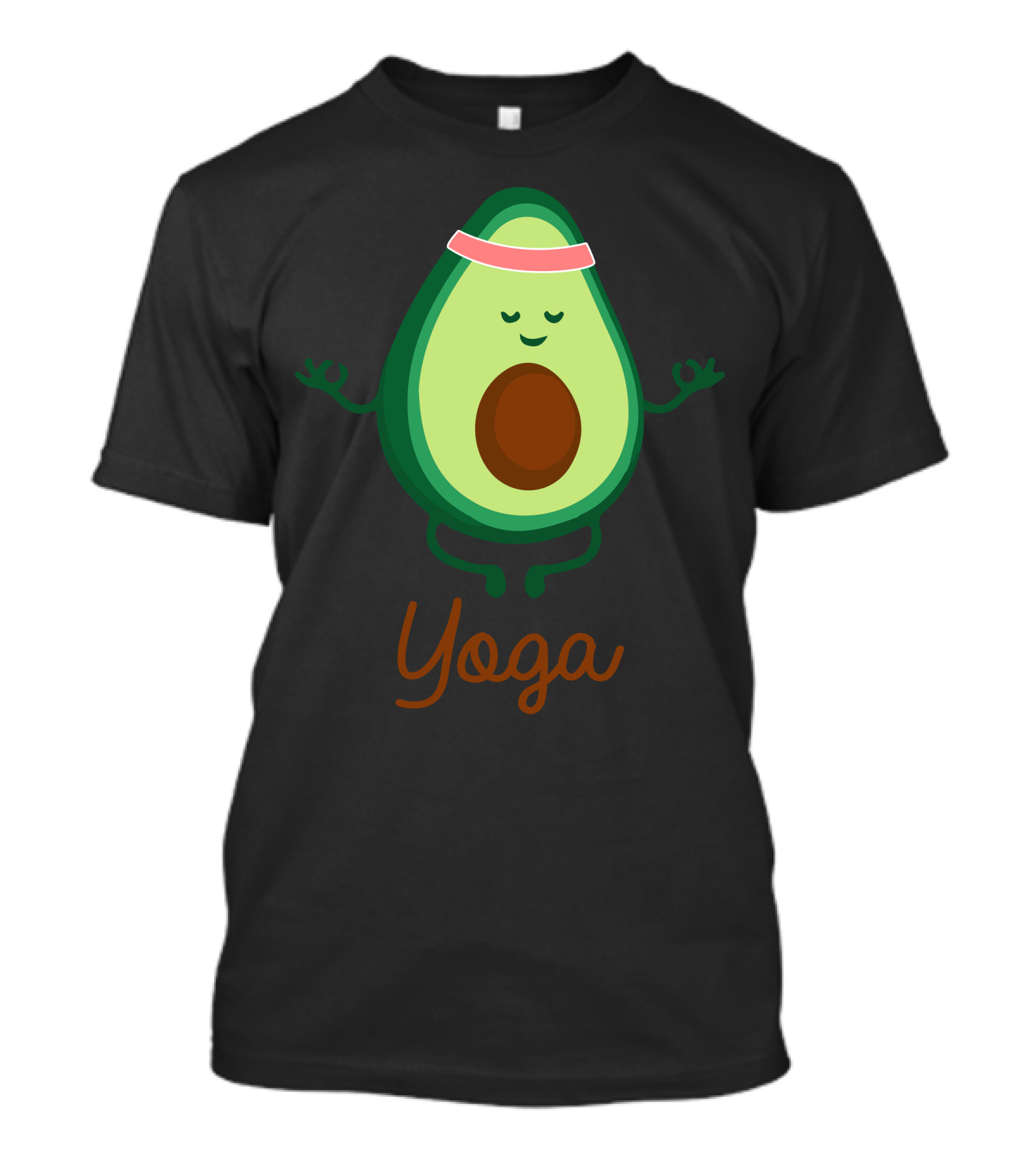 Avocado Yoga Meditation Relaxation T-Shirt