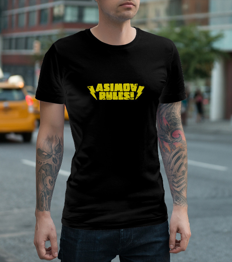 Asimov Rules Lightning Bolt T-Shirt