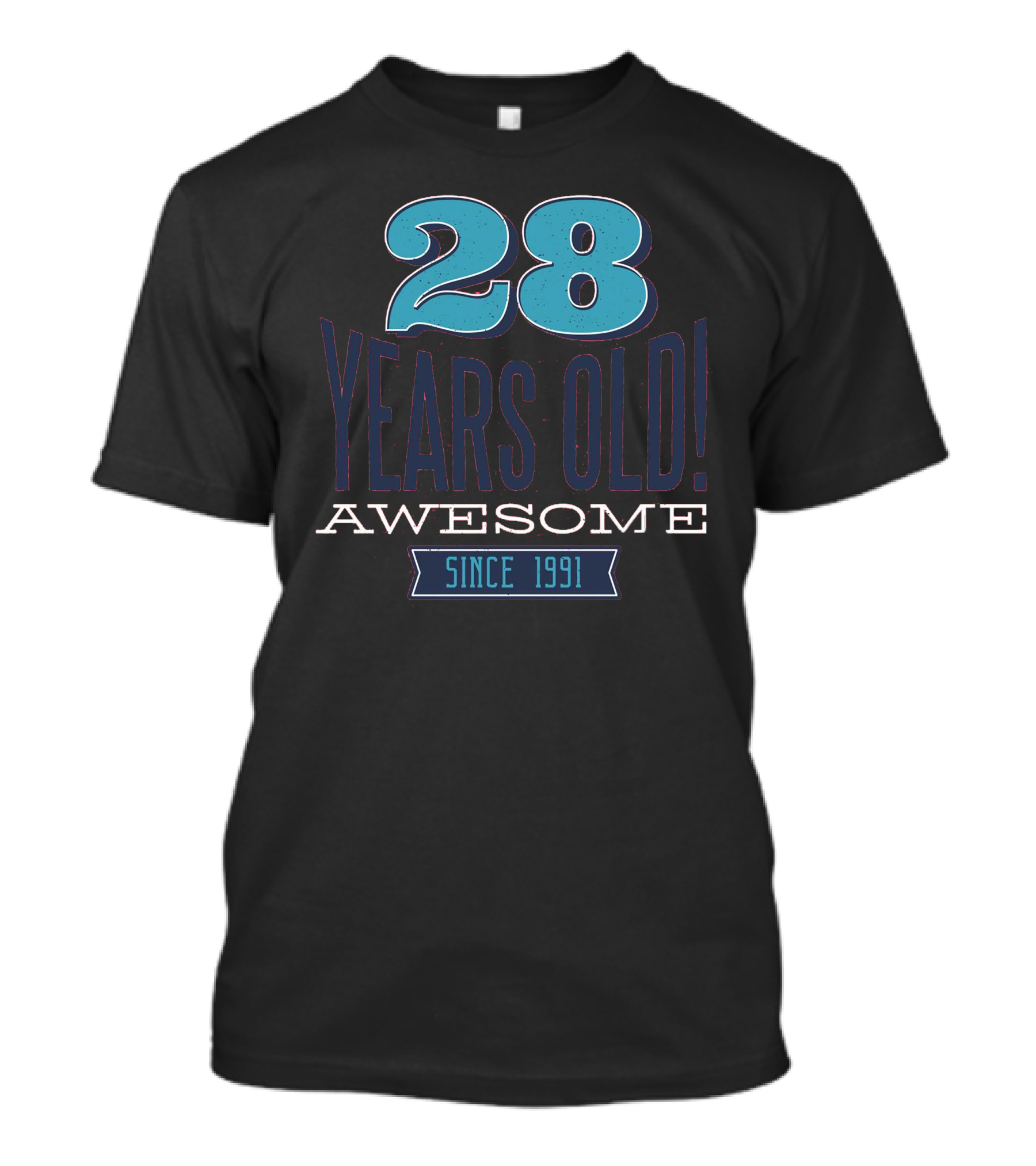 28 Years Old Awesome Since 1991 T-Shirt