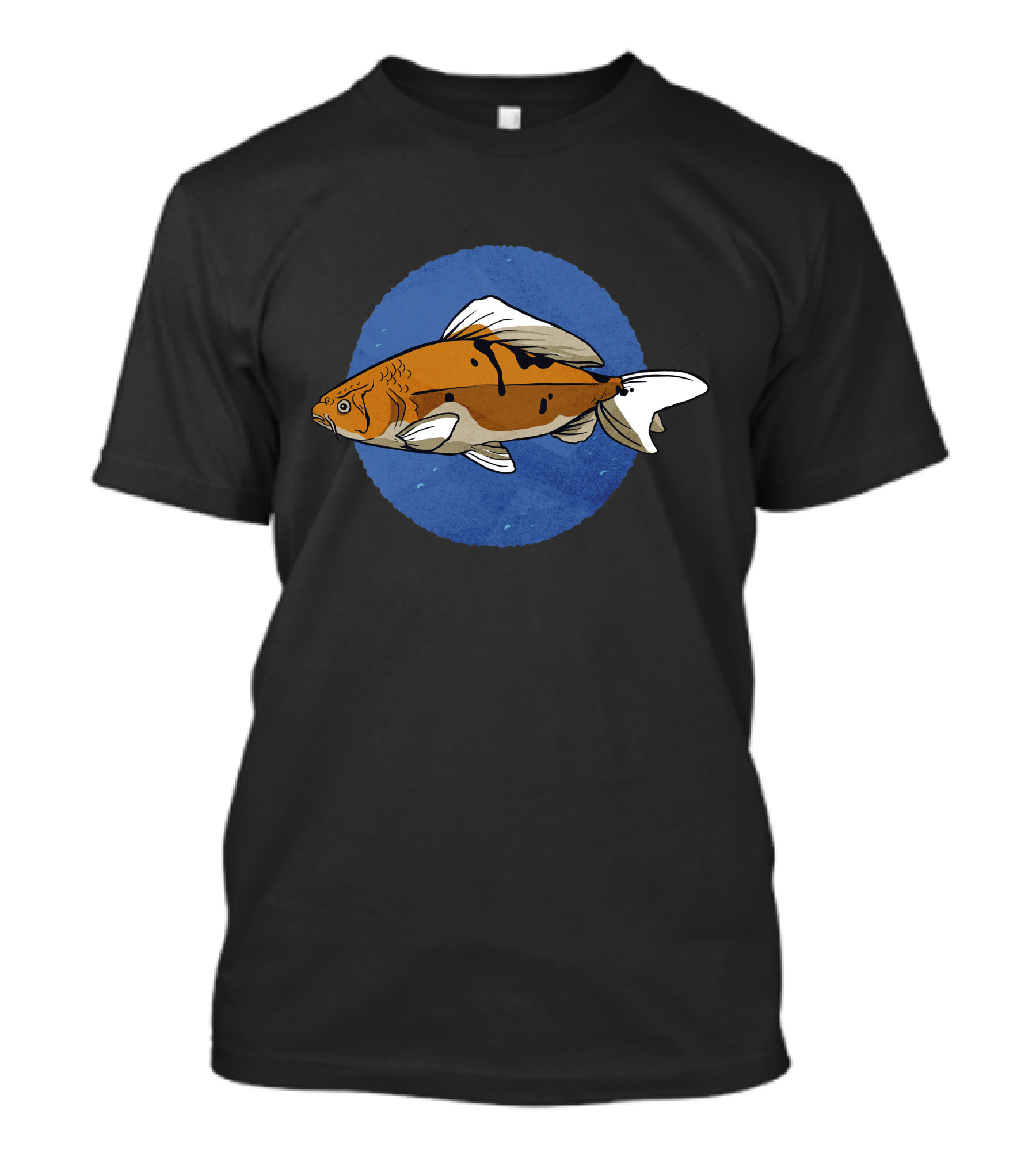 Koi Carp Fish Circle T-Shirt