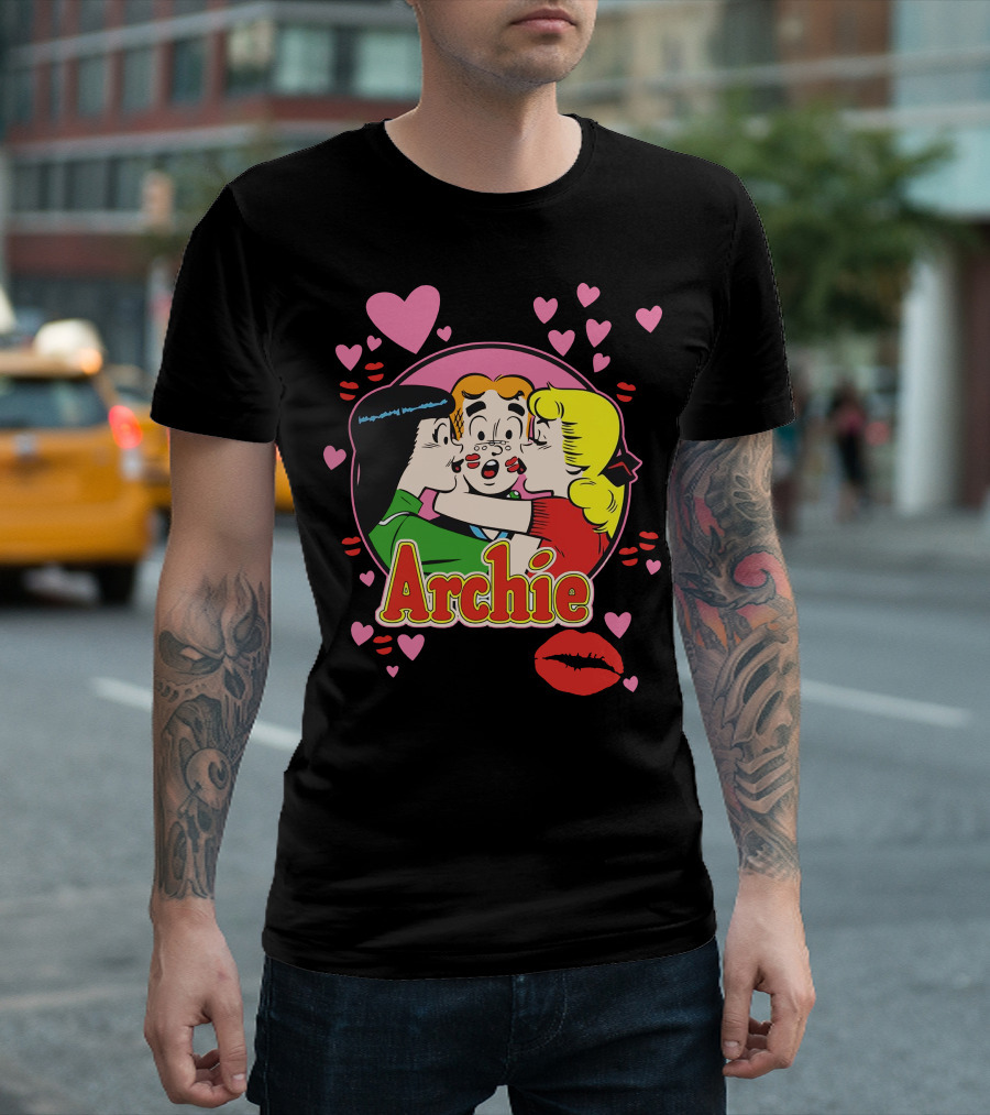 Archie Heart Kisses And Love Comic T-Shirt