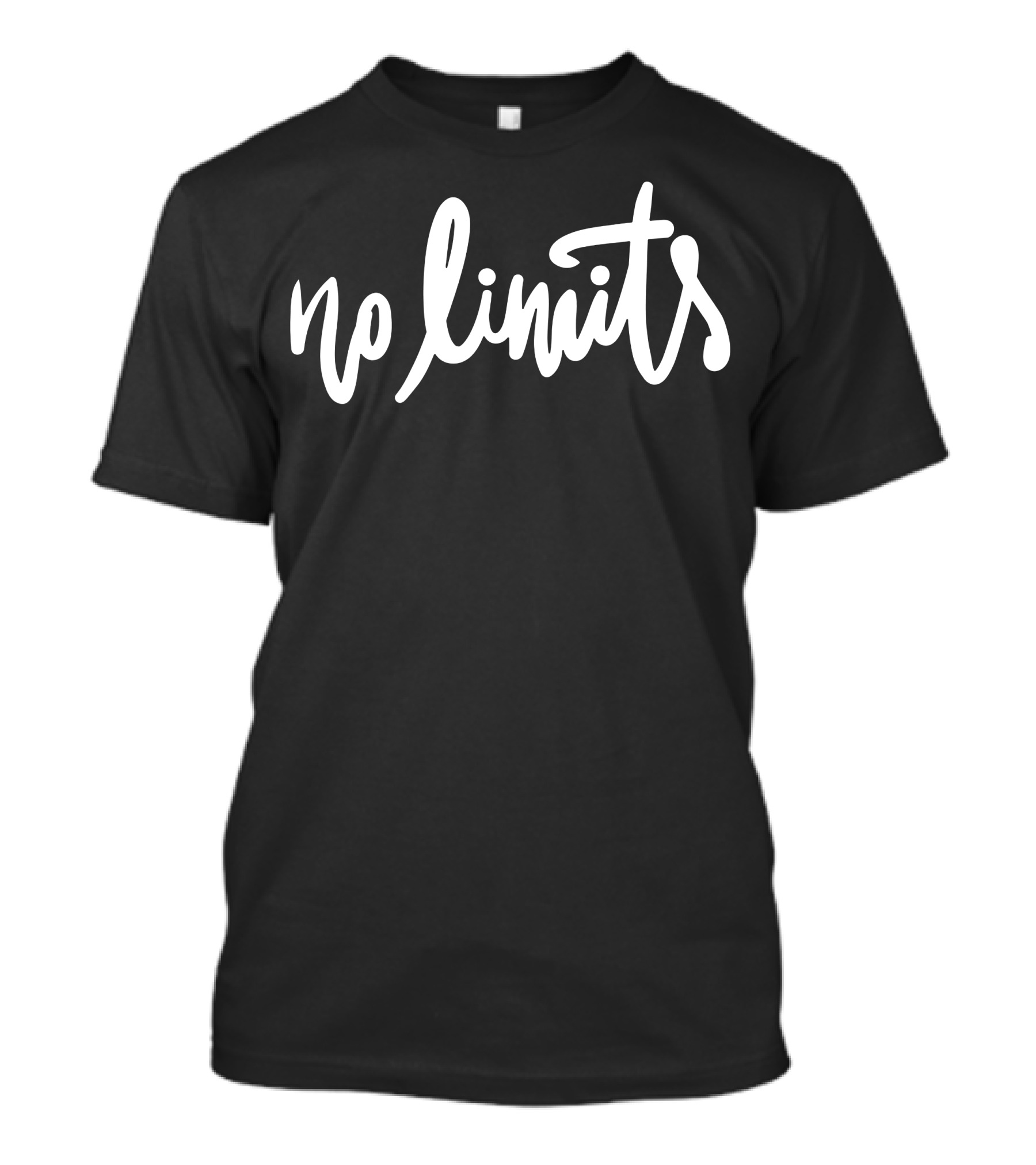 No Limits Dark Apparel Motivation Upper Hand Inspo T-Shirt