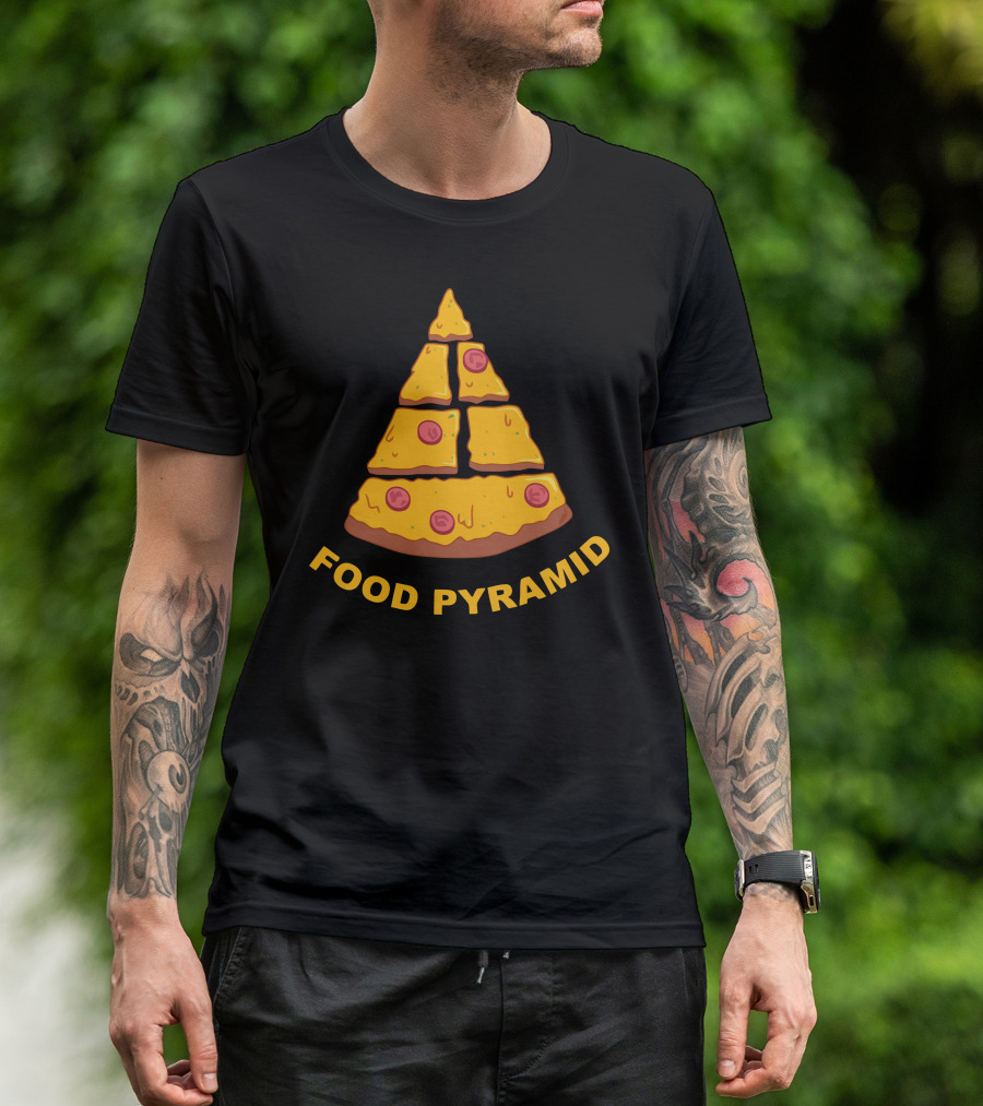 Food Pyramid Pizza Slices T-Shirt