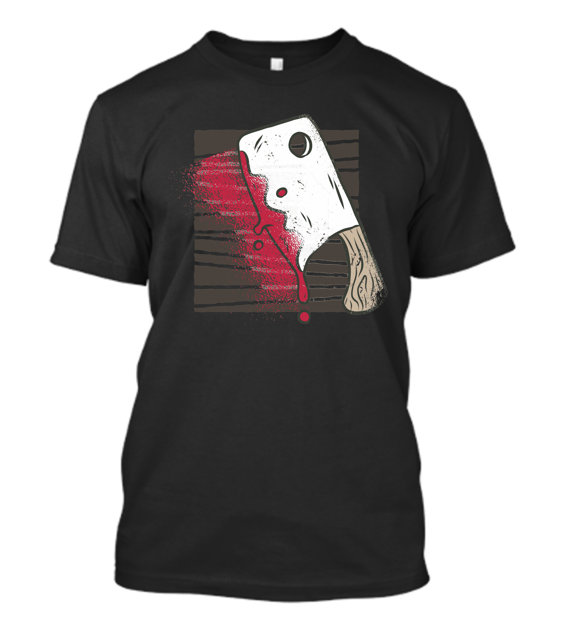 Bloody Axe Red Splatter Cleaver T-Shirt