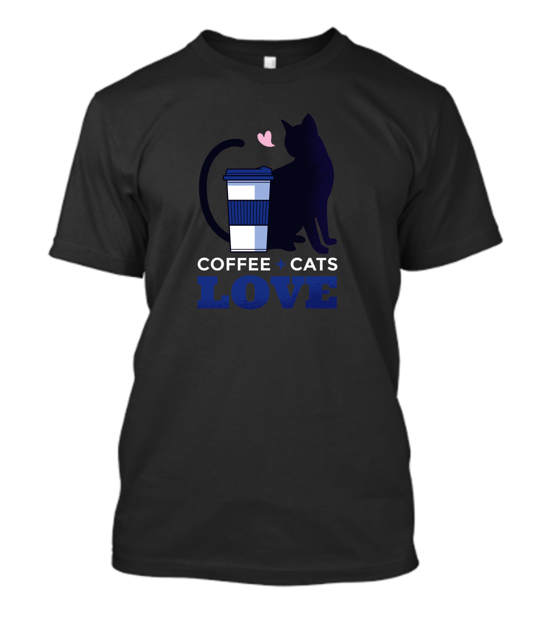 Coffee + Cats Love T-Shirt