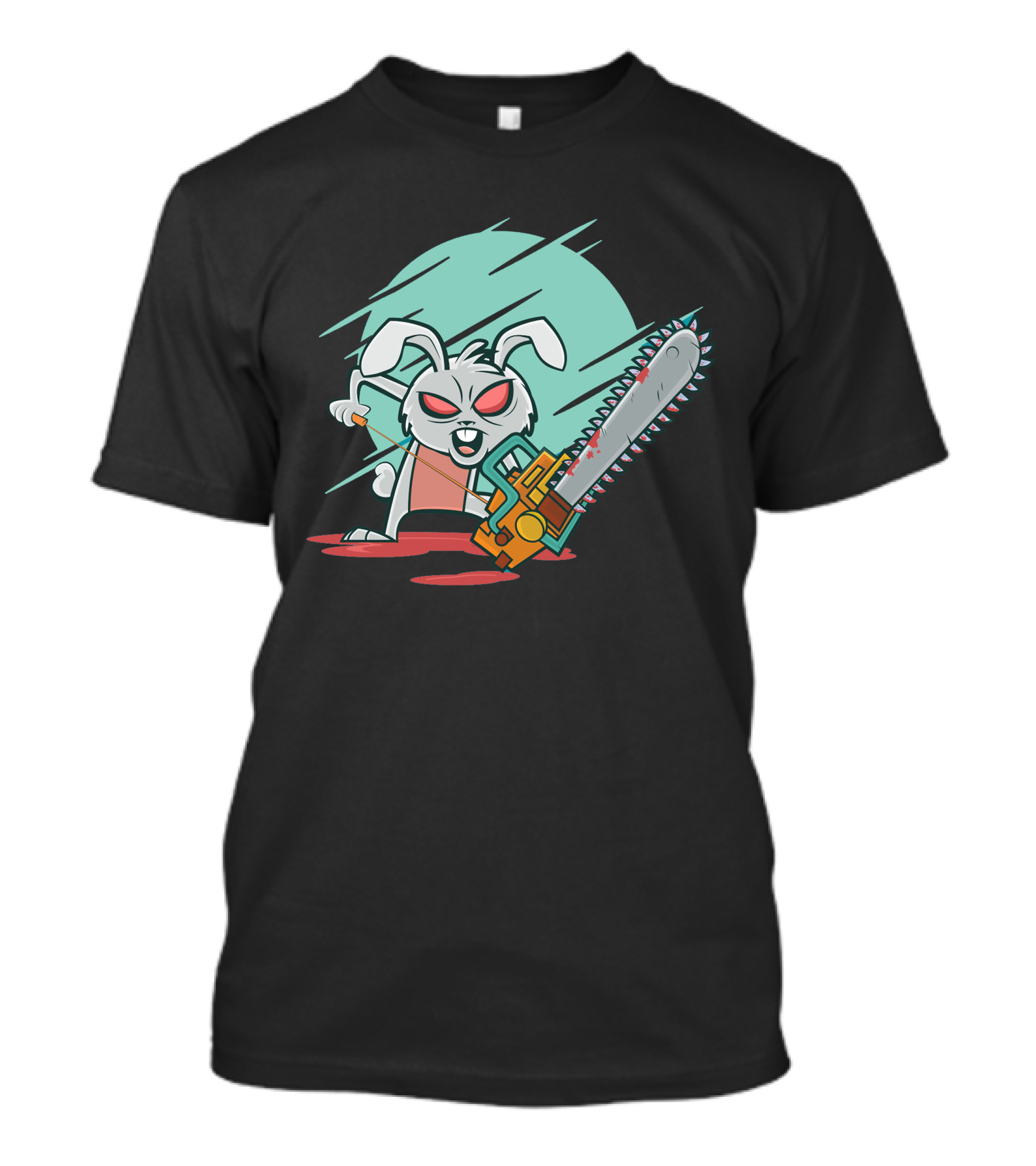 Crazy Bunny Chainsaw Rampage T-Shirt