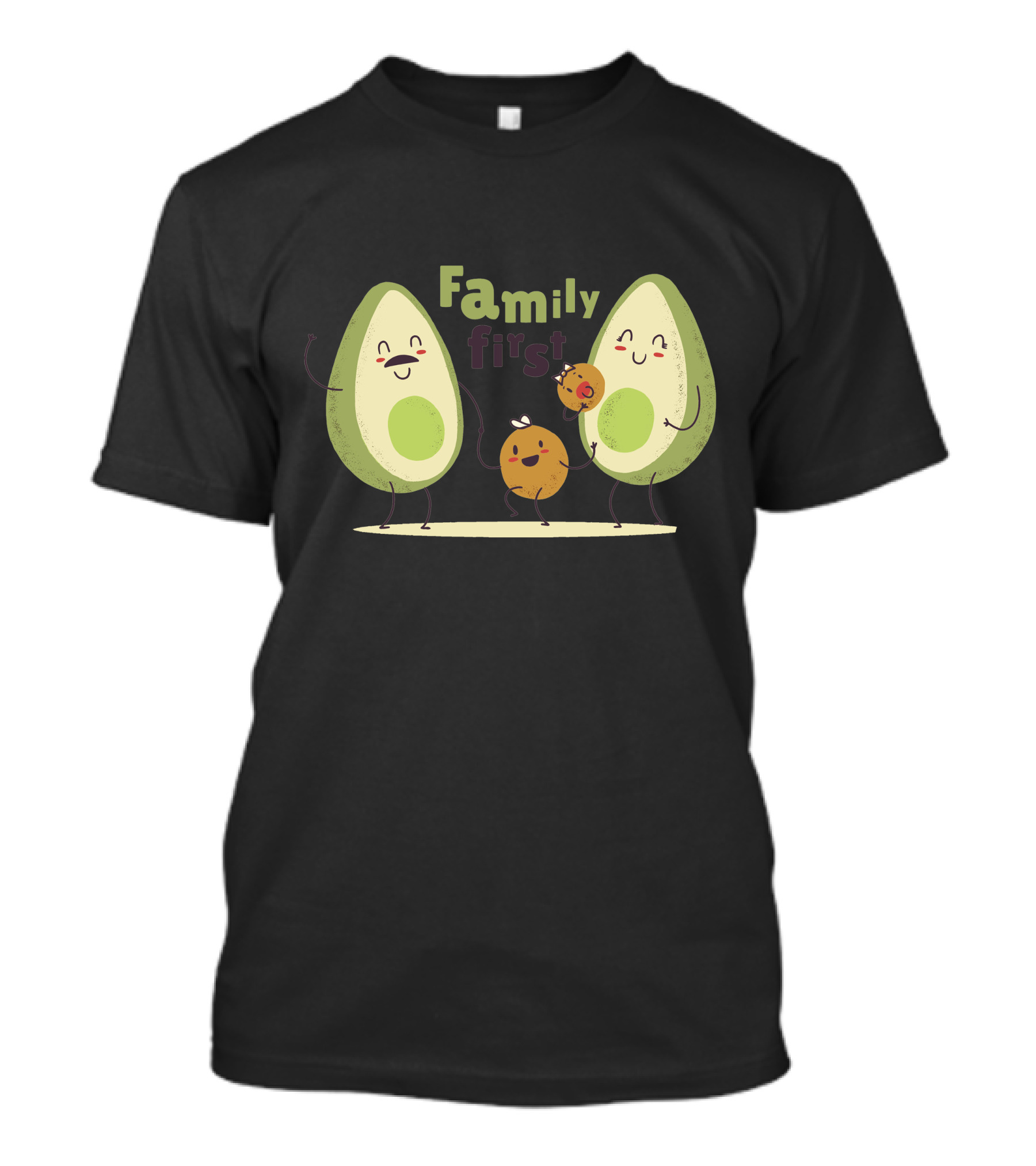 Family First Avocado Family T-Shirt