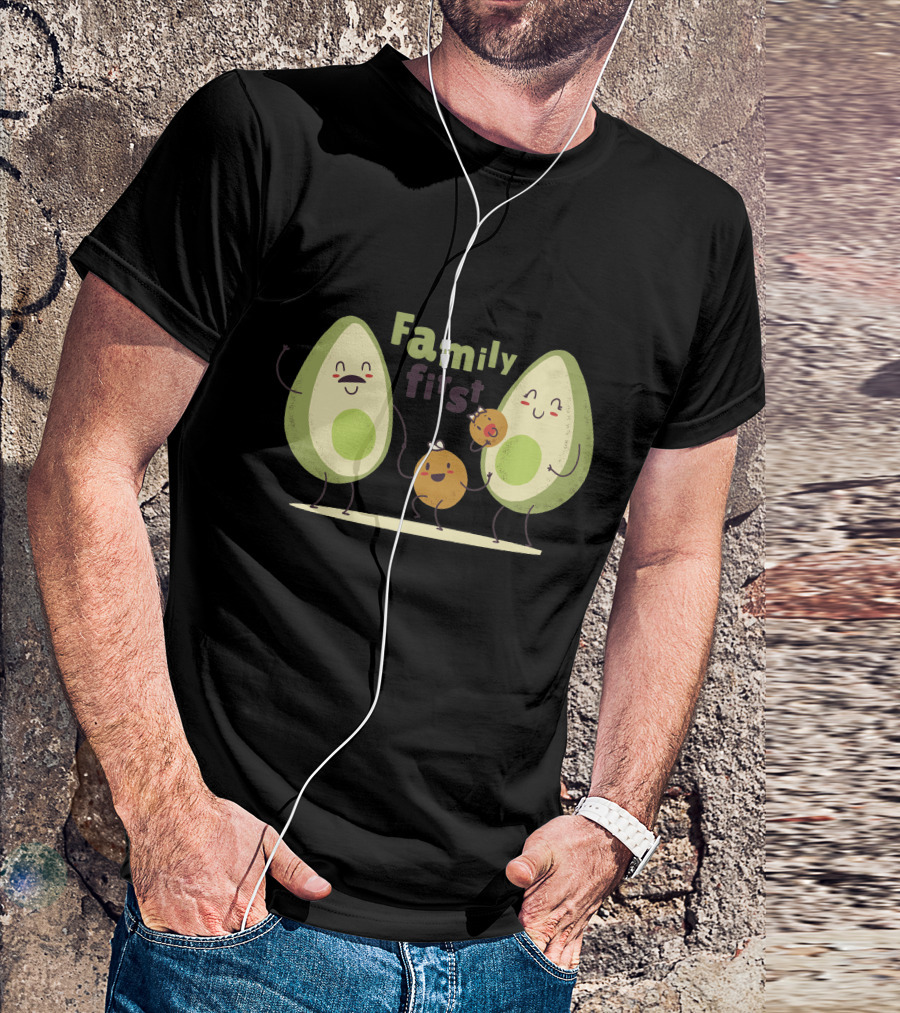 Family First Avocado Family T-Shirt
