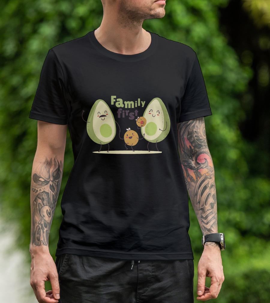 Family First Avocado Family T-Shirt